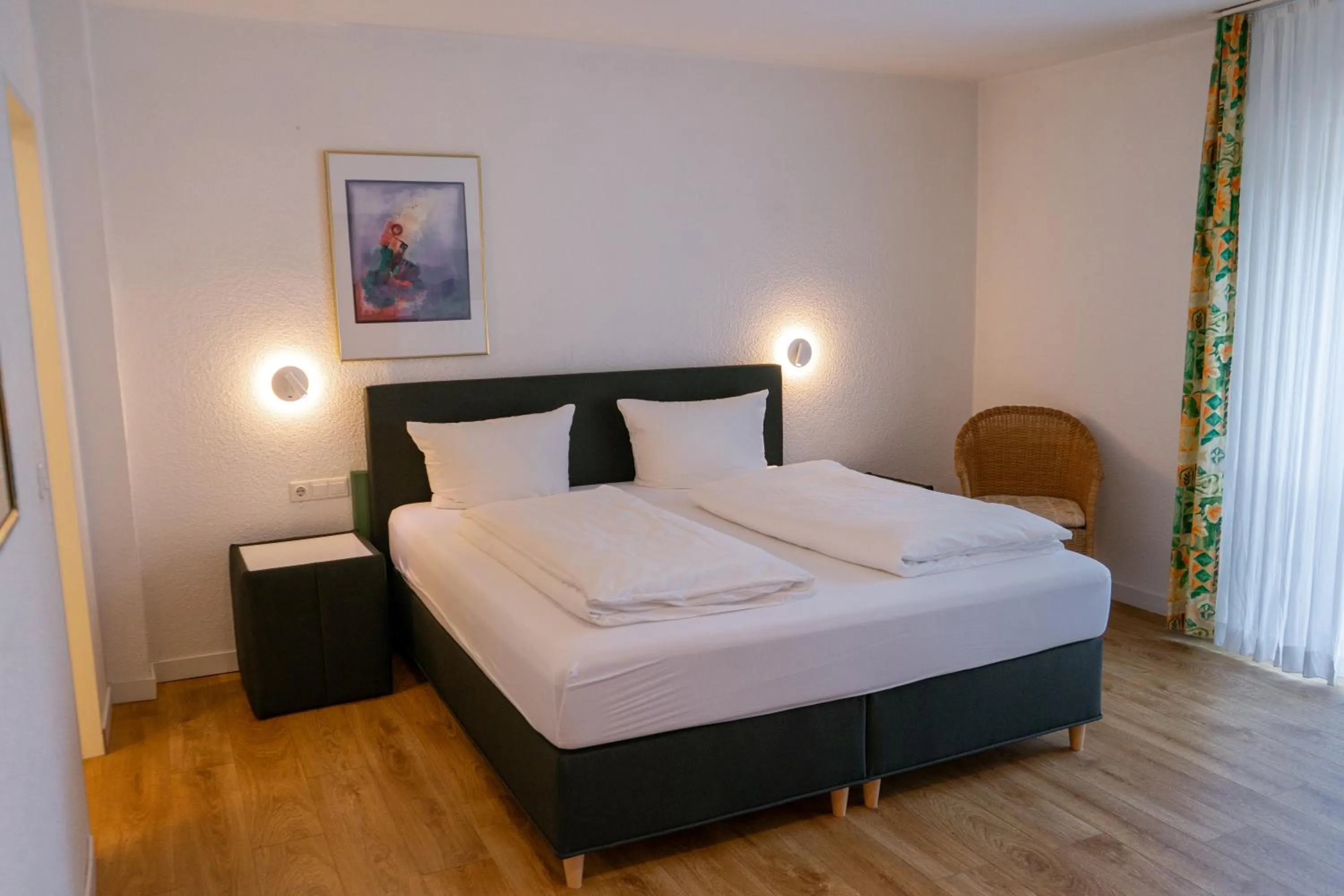 Bed in Hotel Klusenhof