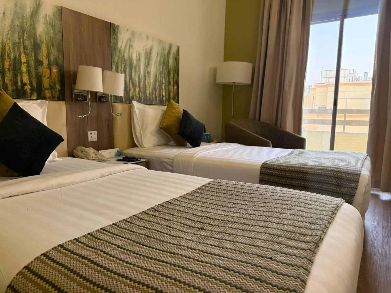 Bed in Royal View Hotel