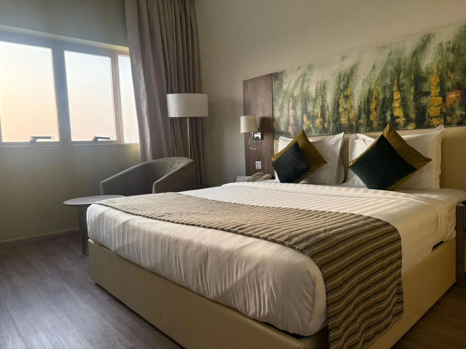 Bed in Royal View Hotel