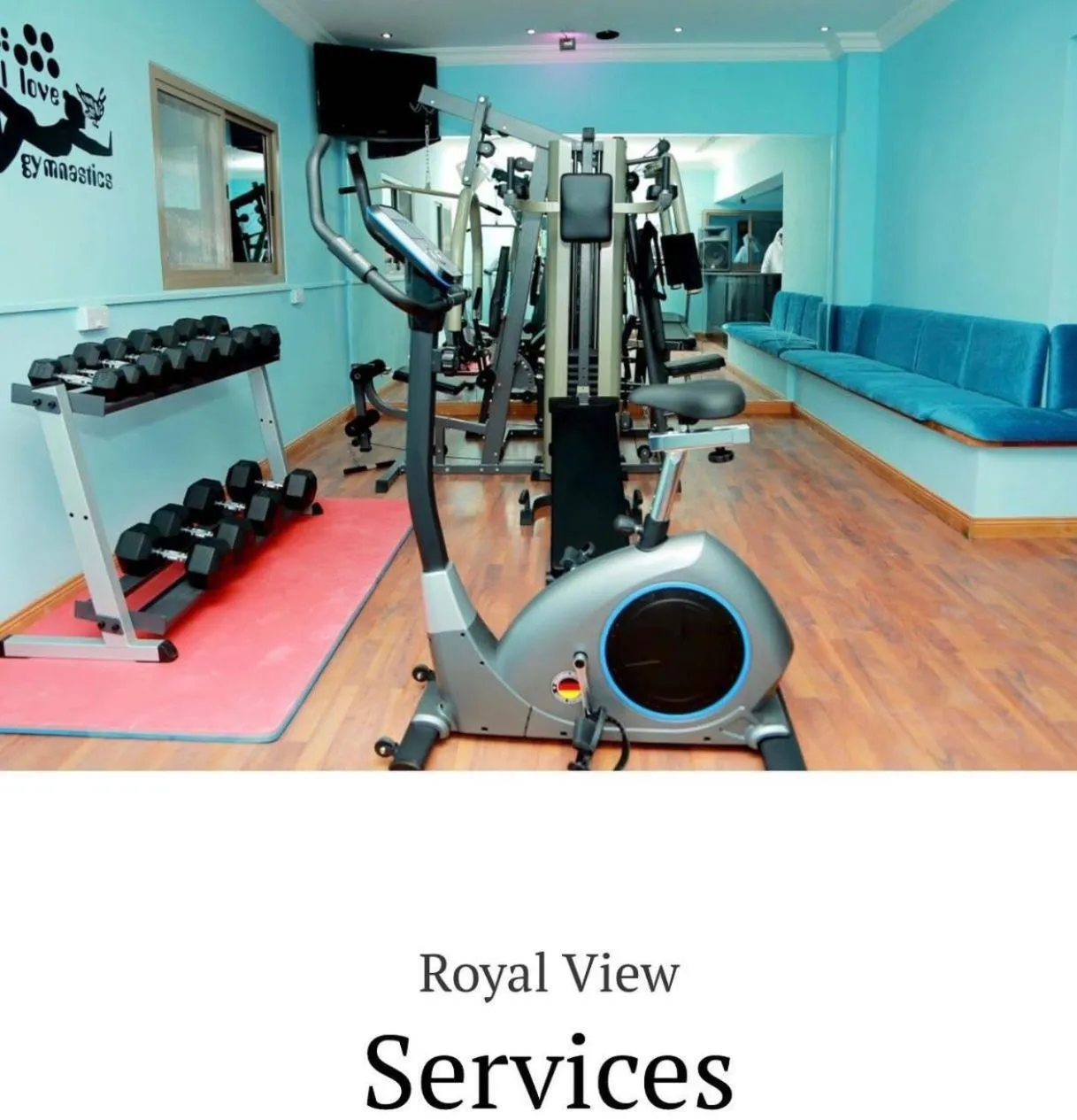 Fitness centre/facilities in Royal View Hotel