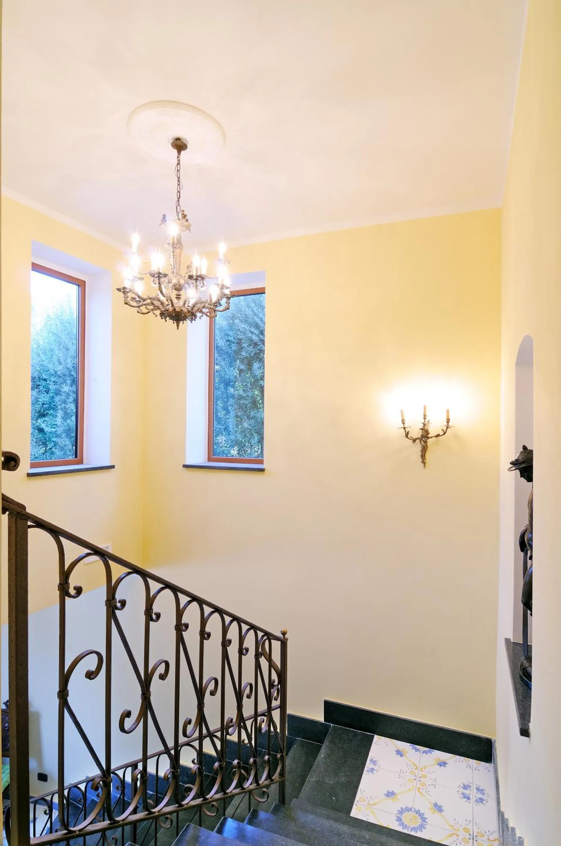 Decorative detail in Hotel Villa La Colombaia