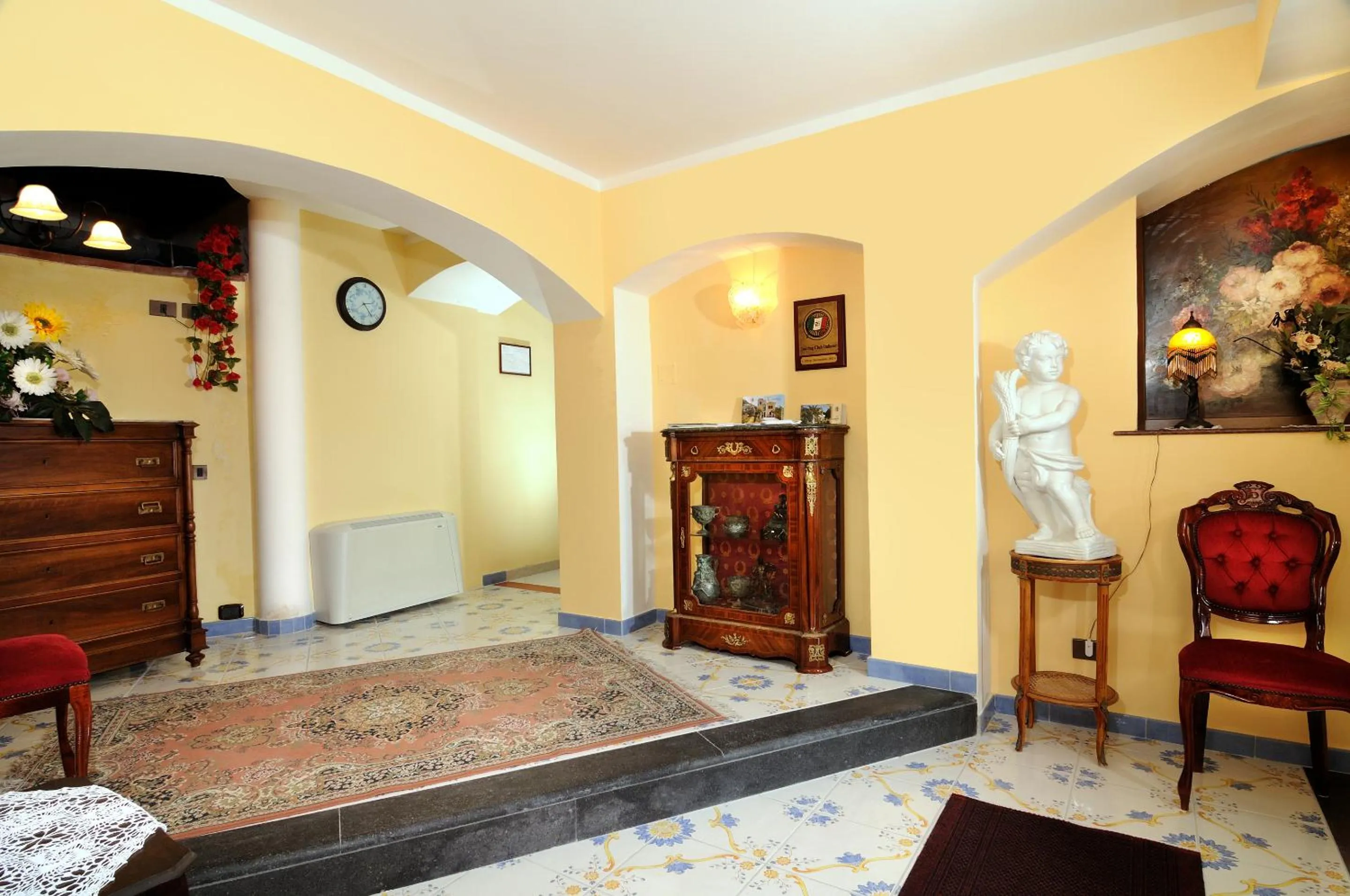 Decorative detail in Hotel Villa La Colombaia