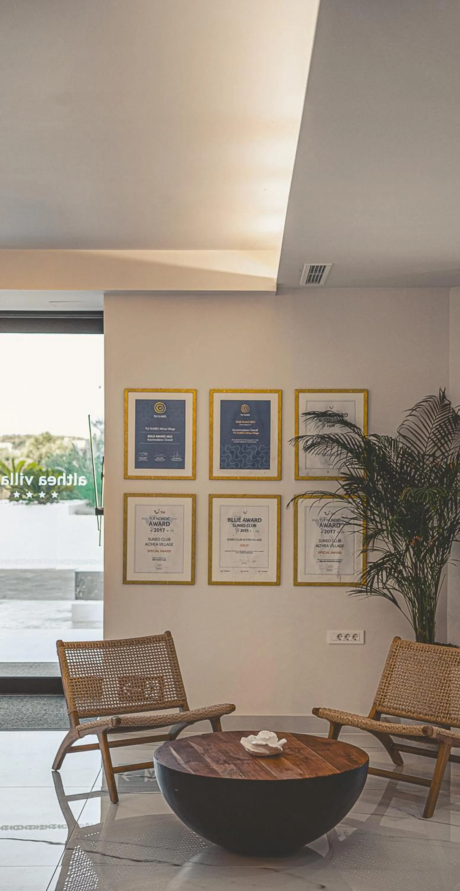 Lobby or reception in Althea Village - Family Hotel