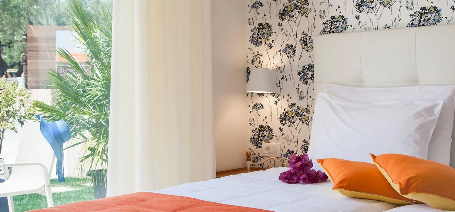 Inner courtyard view in Althea Village - Family Hotel