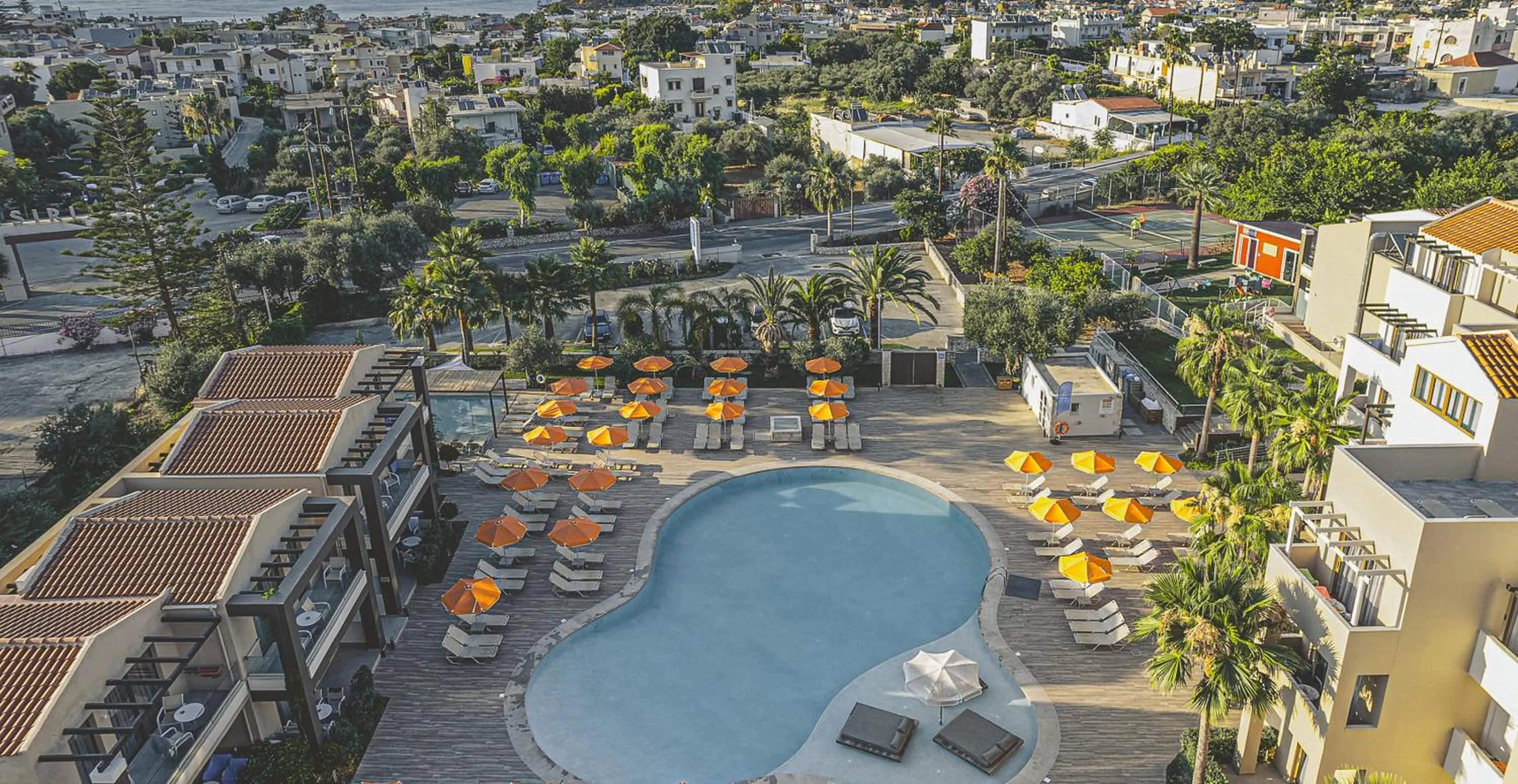 Bird's eye view in Althea Village - Family Hotel