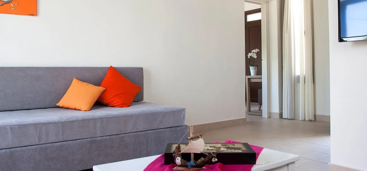 Seating area in Althea Village - Family Hotel