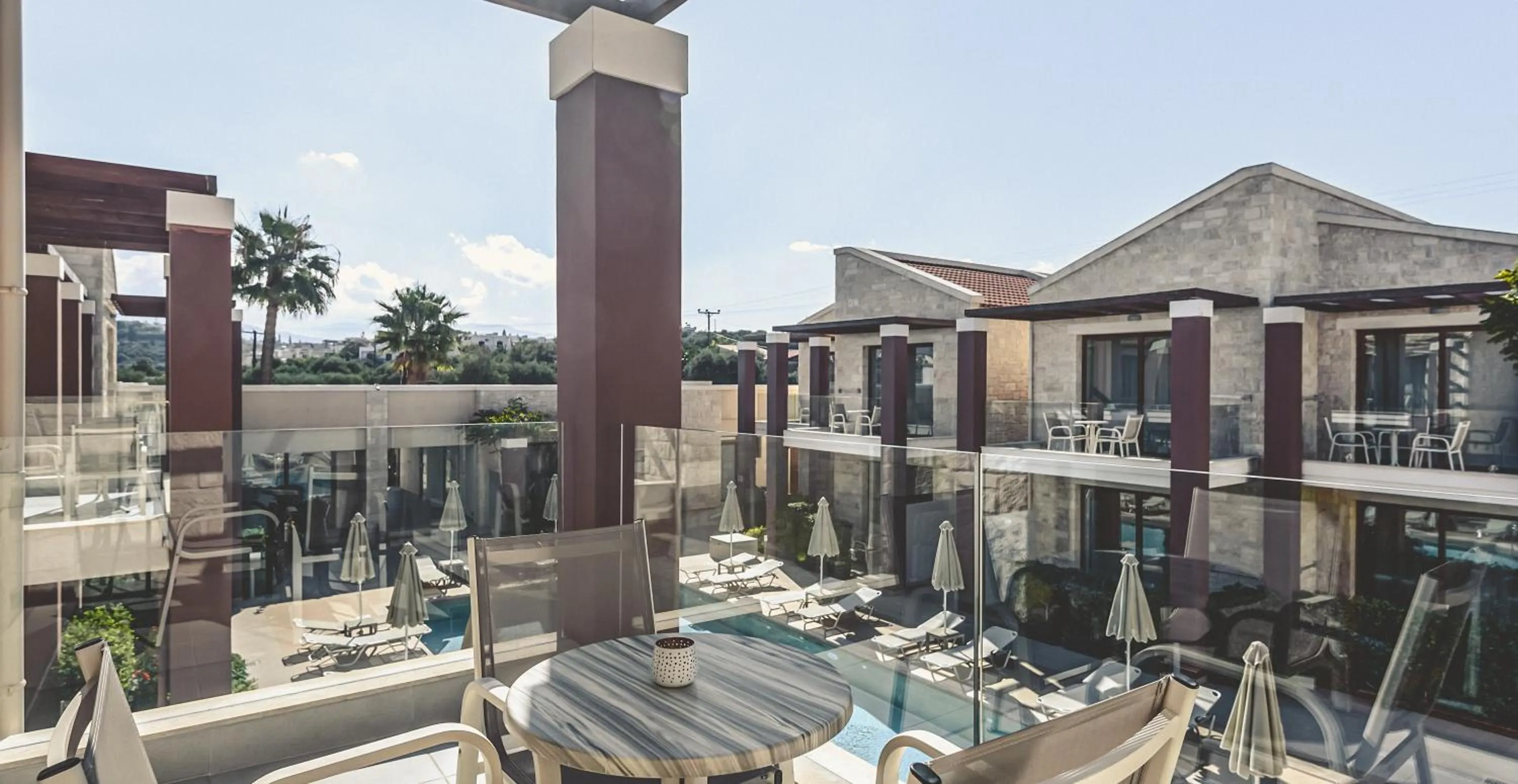 Balcony/Terrace in Althea Village - Family Hotel