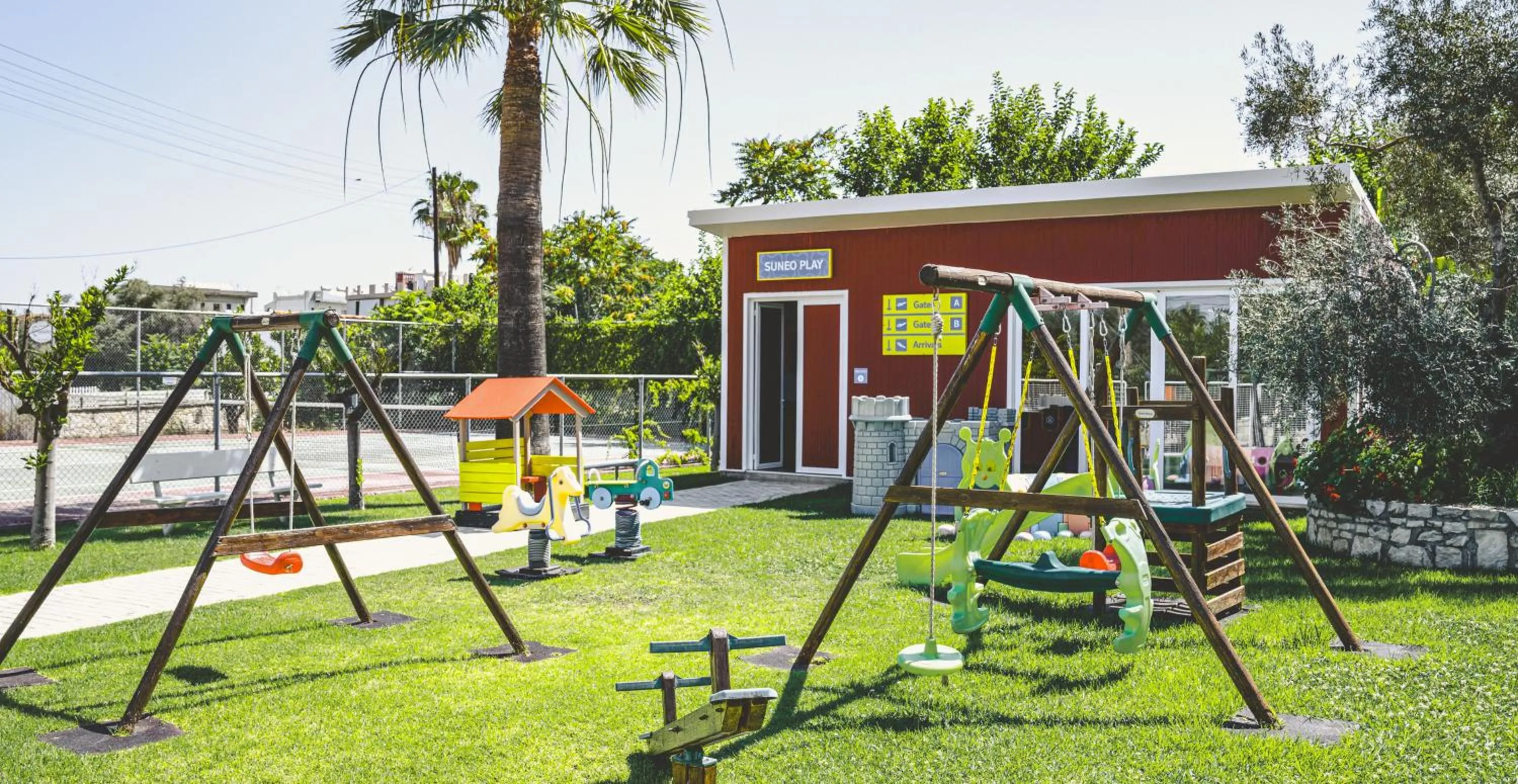 Children play ground in Althea Village - Family Hotel