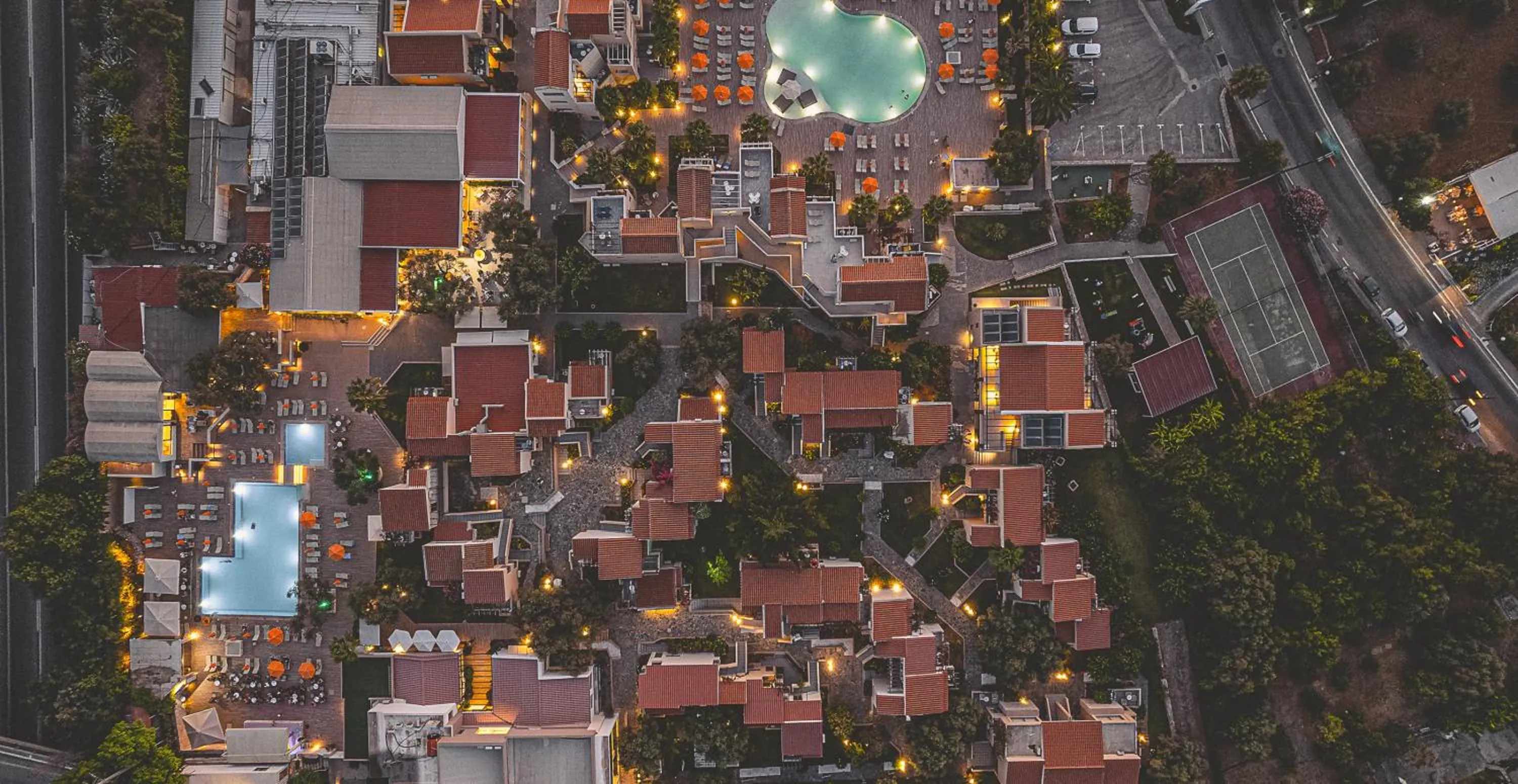 Property building in Althea Village - Family Hotel