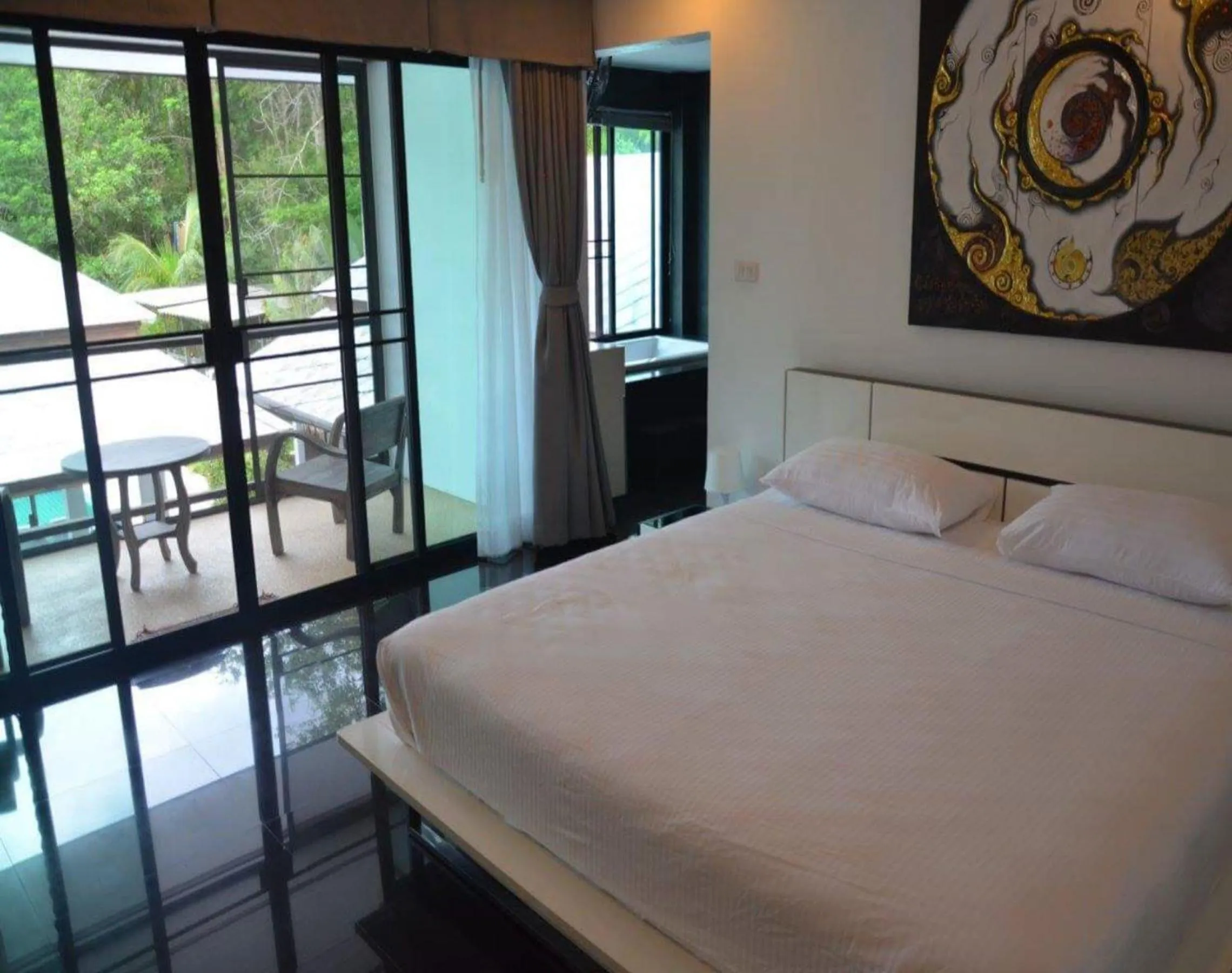 Bed in Exotic Boutique Hotel