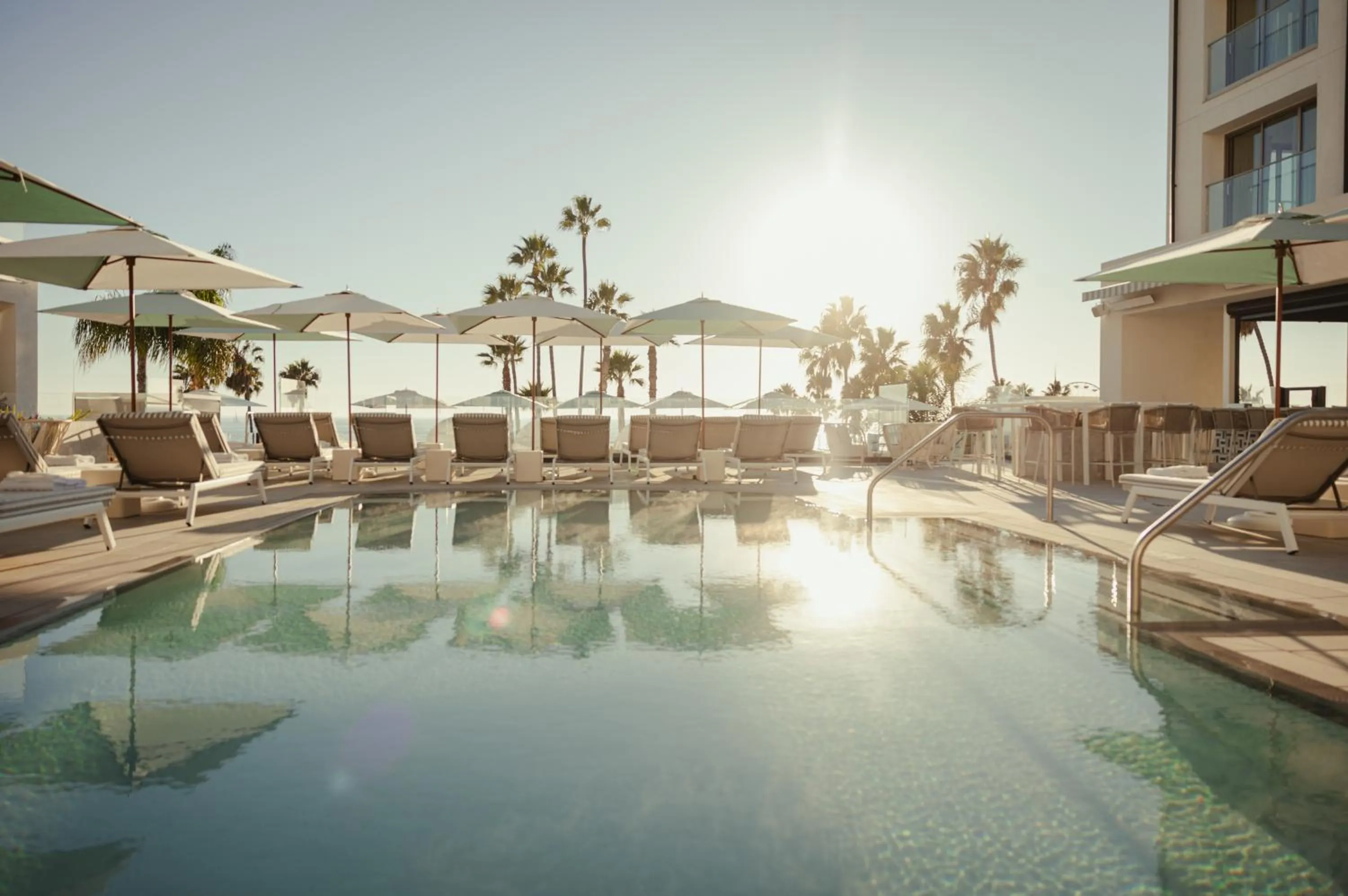 Pool view in Regent Santa Monica Beach