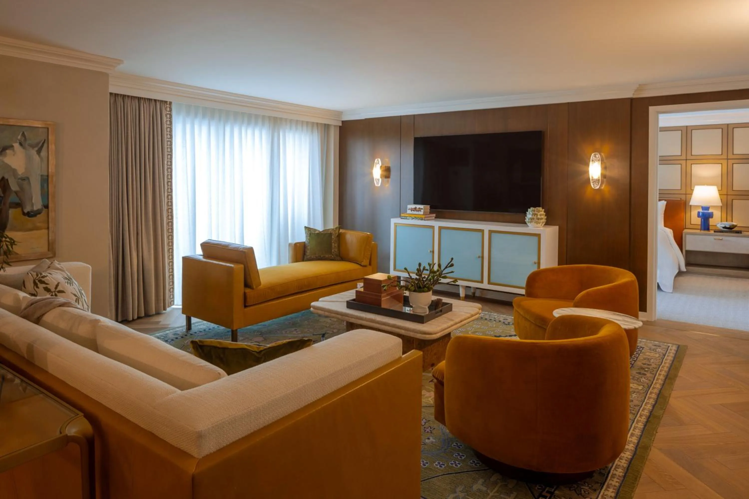 Living room in Regent Santa Monica Beach