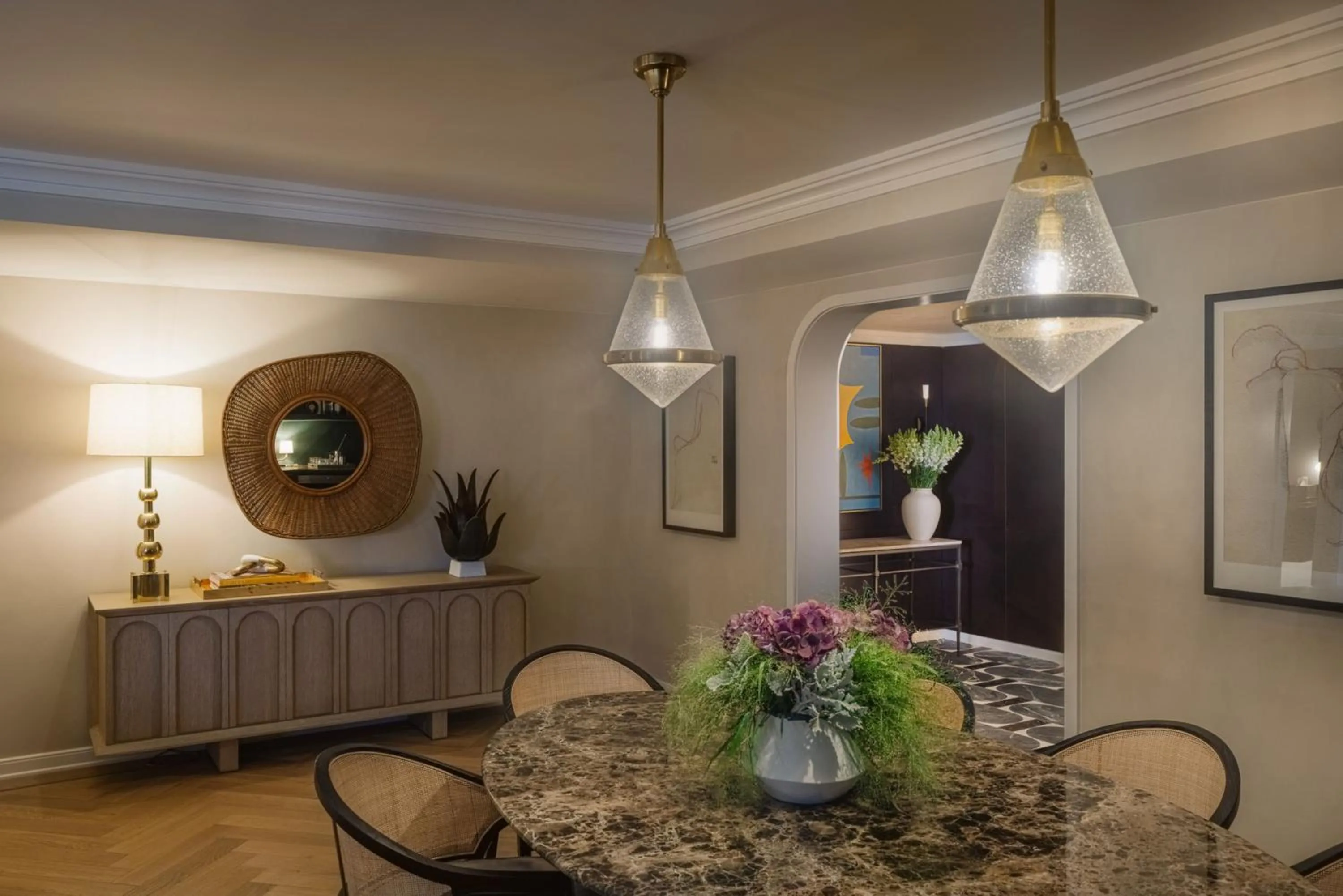 Dining area in Regent Santa Monica Beach