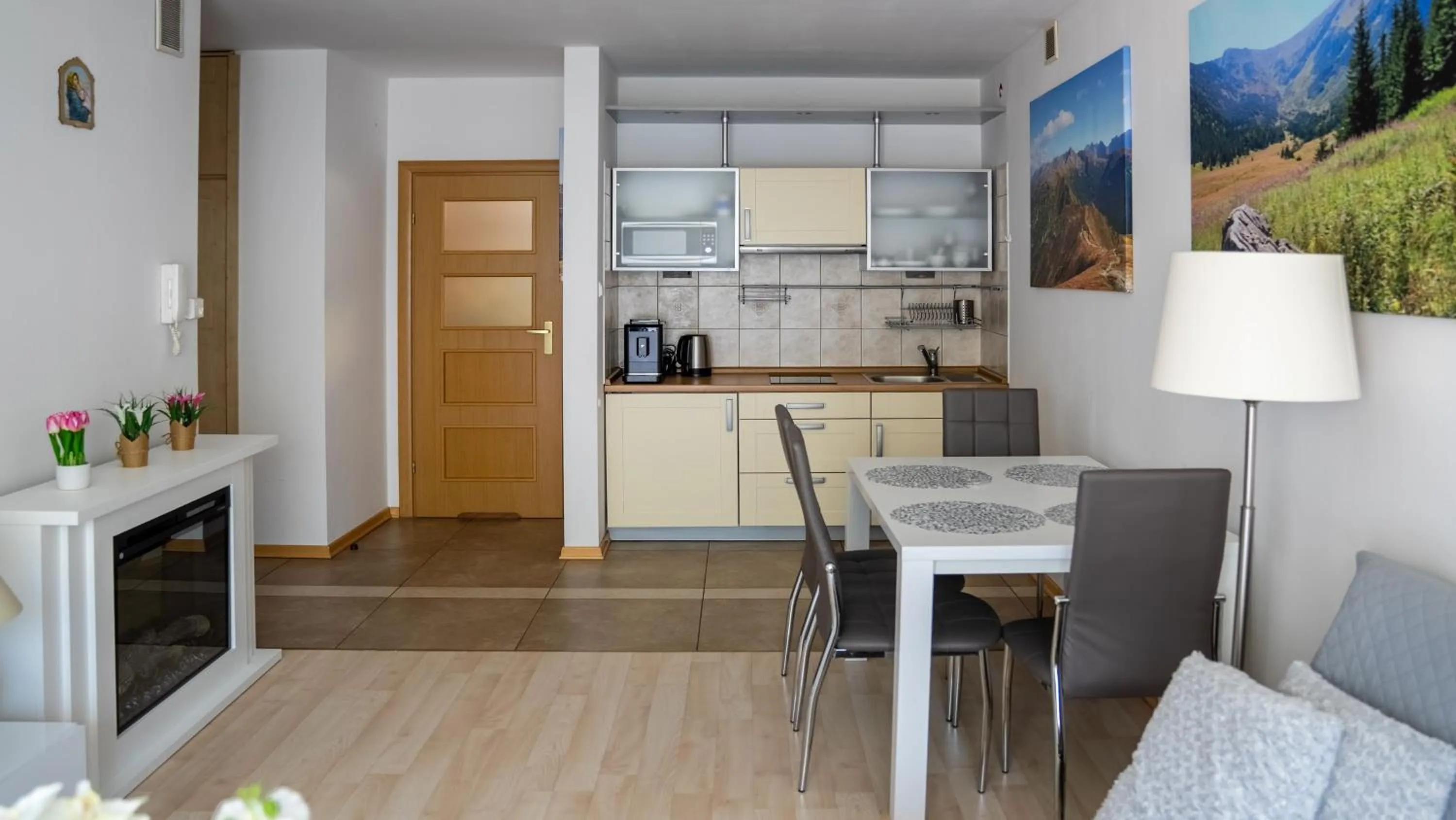 Kitchen or kitchenette in Zakopane Centrum, Sun & Snow