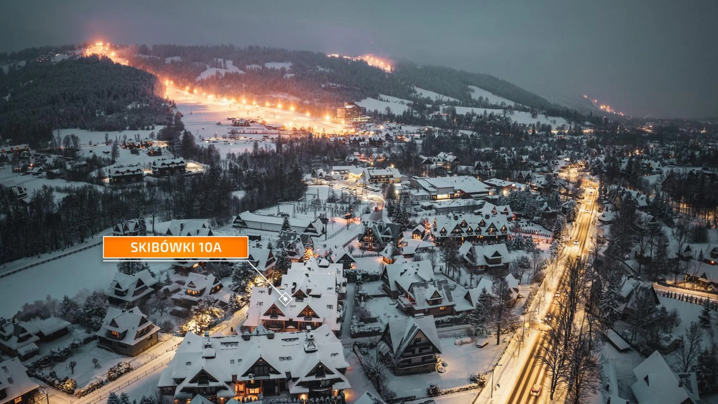 Bird's eye view in Zakopane Centrum, Sun & Snow