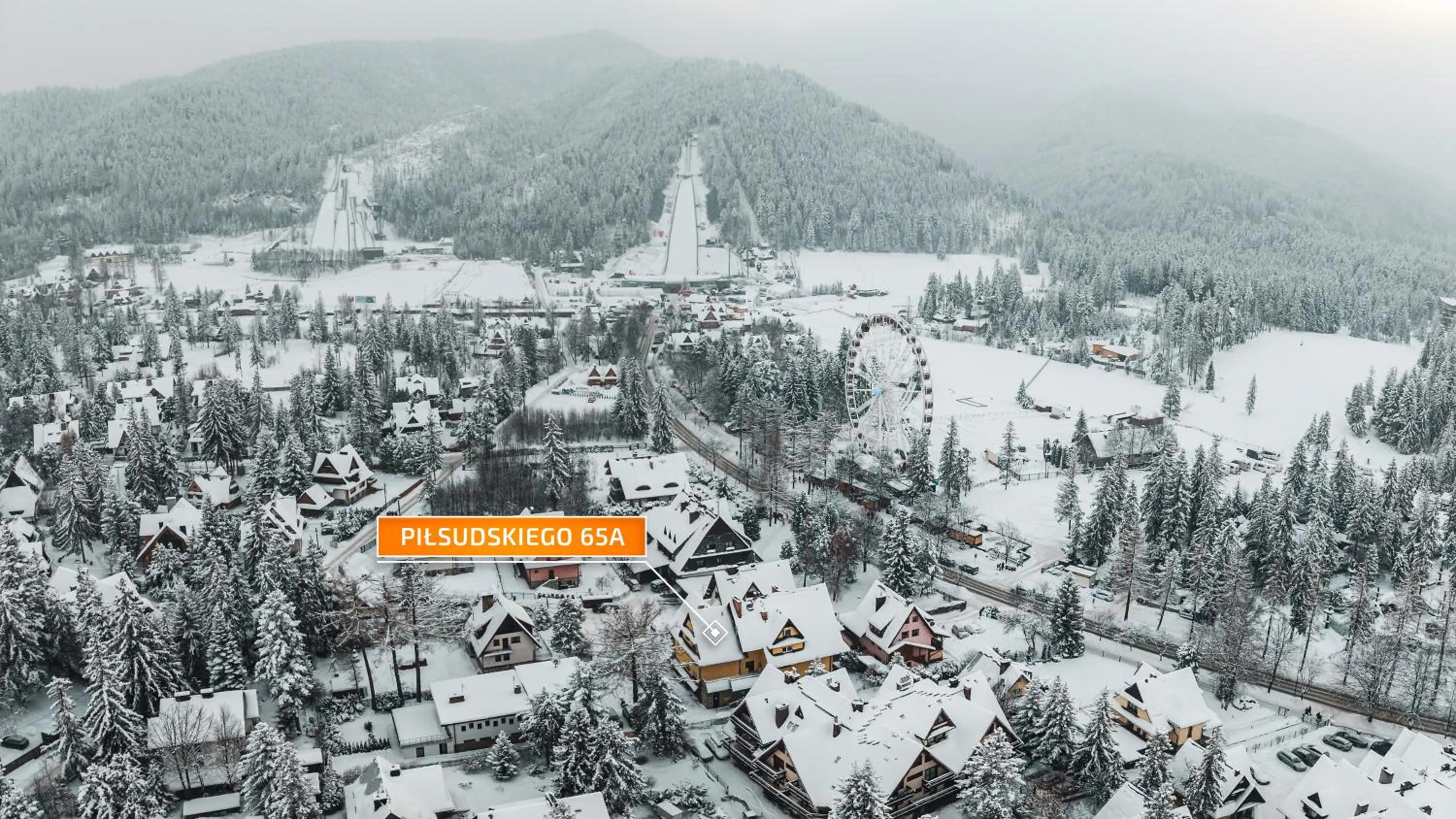 Bird's eye view in Zakopane Centrum, Sun & Snow
