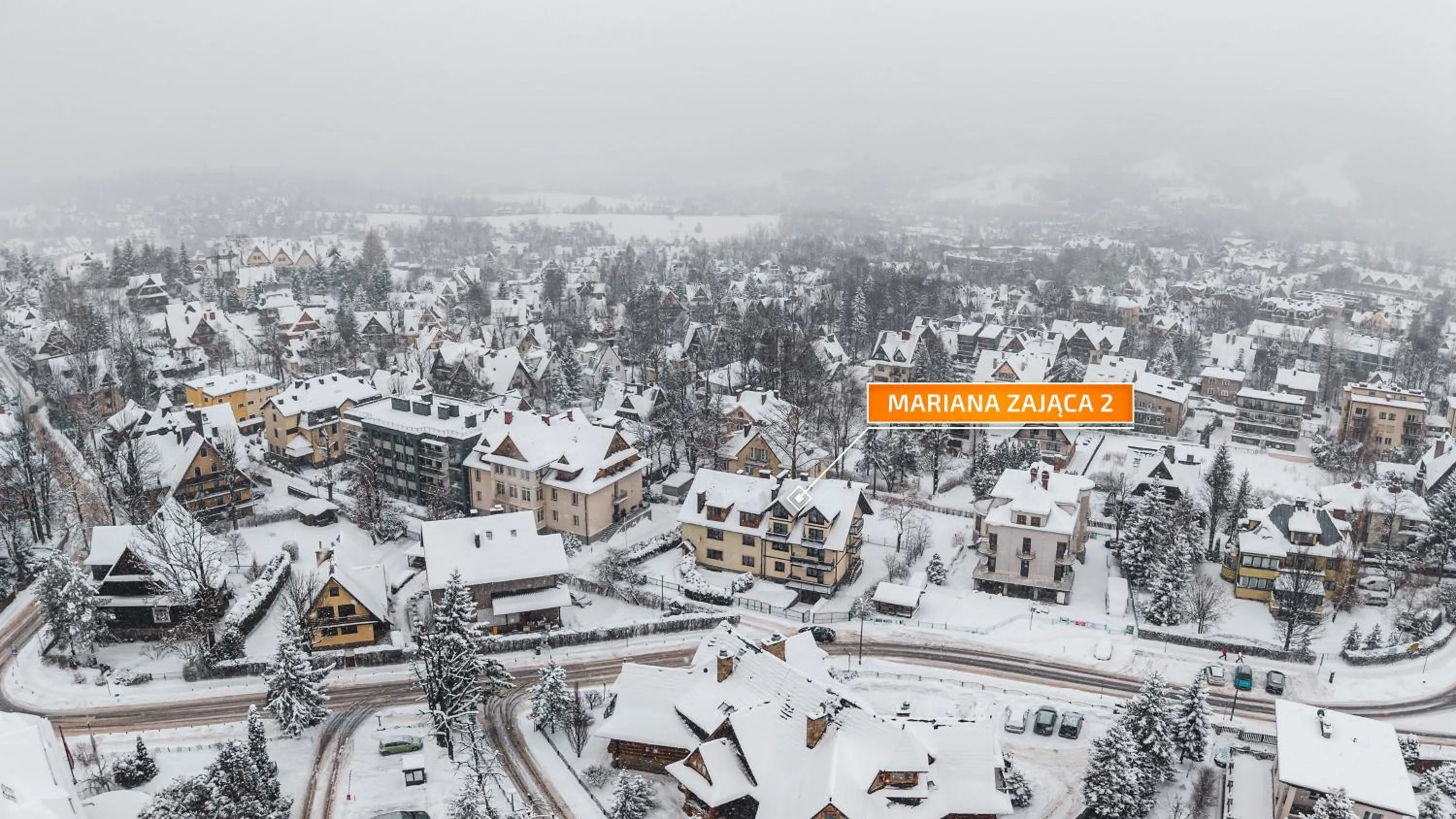 Bird's eye view in Zakopane Centrum, Sun & Snow
