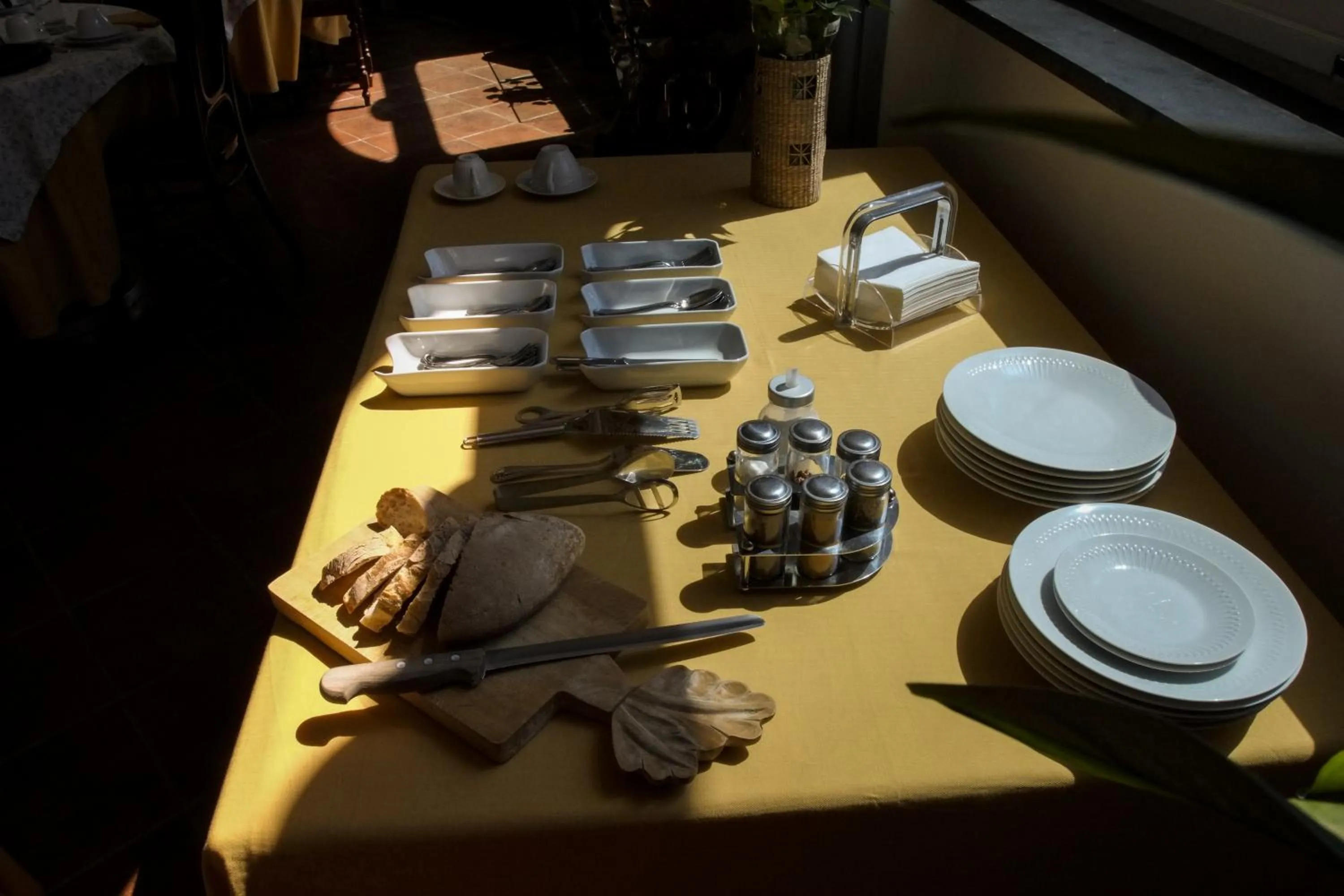 Dining area in B&B Villa Ocsia