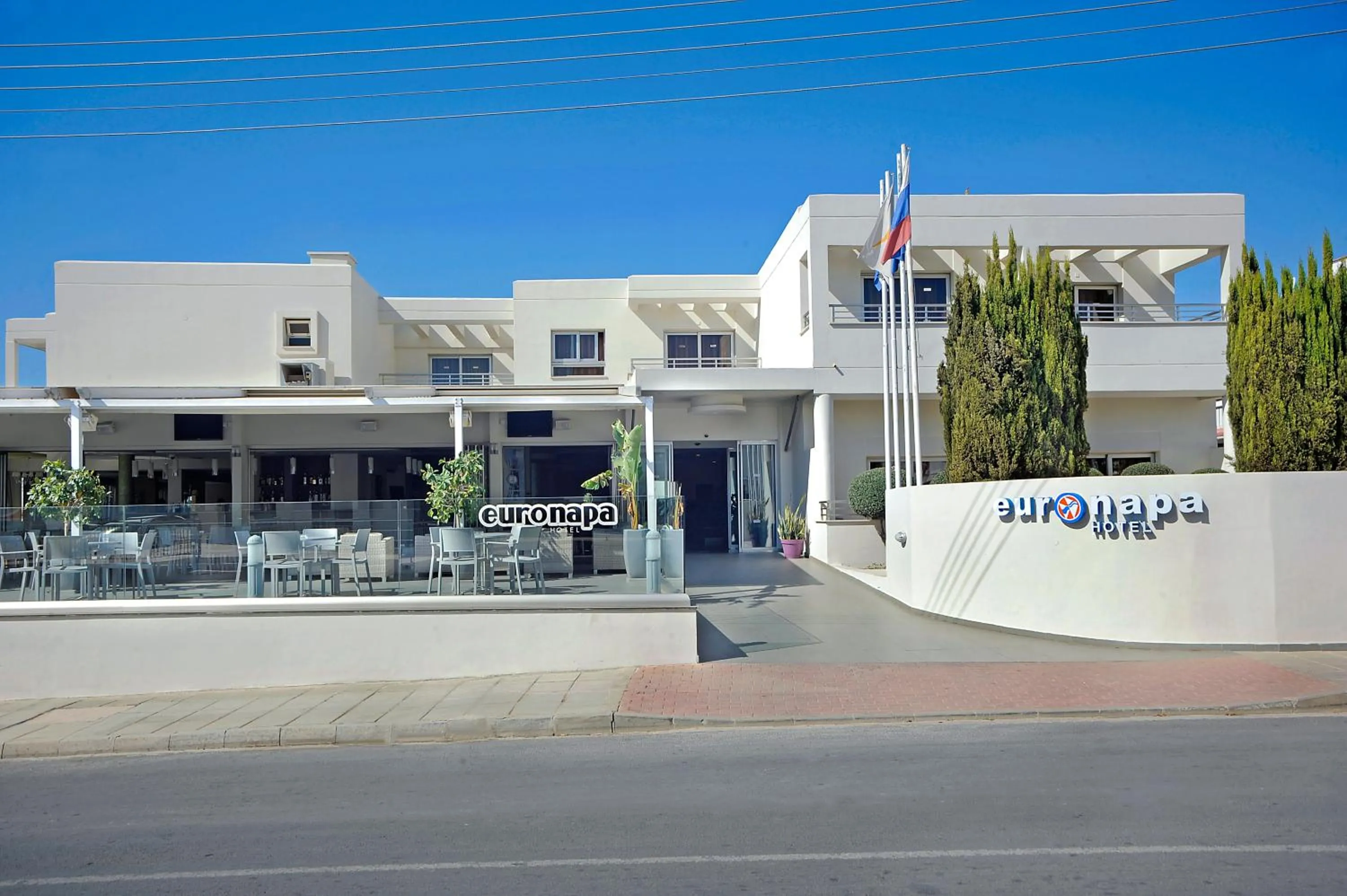 Property building in Euronapa Hotel Apartments