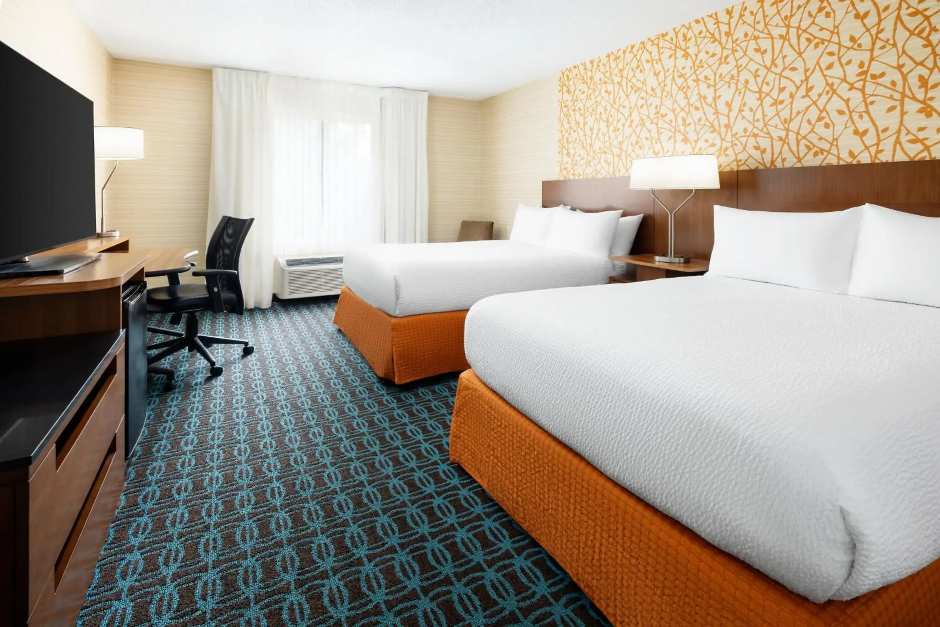 Double Room with Two Double Beds - Hearing Accessible in Fairfield Inn Concord Double Room with Two Double Beds - Hearing Accessible in Fairfield Inn Concord