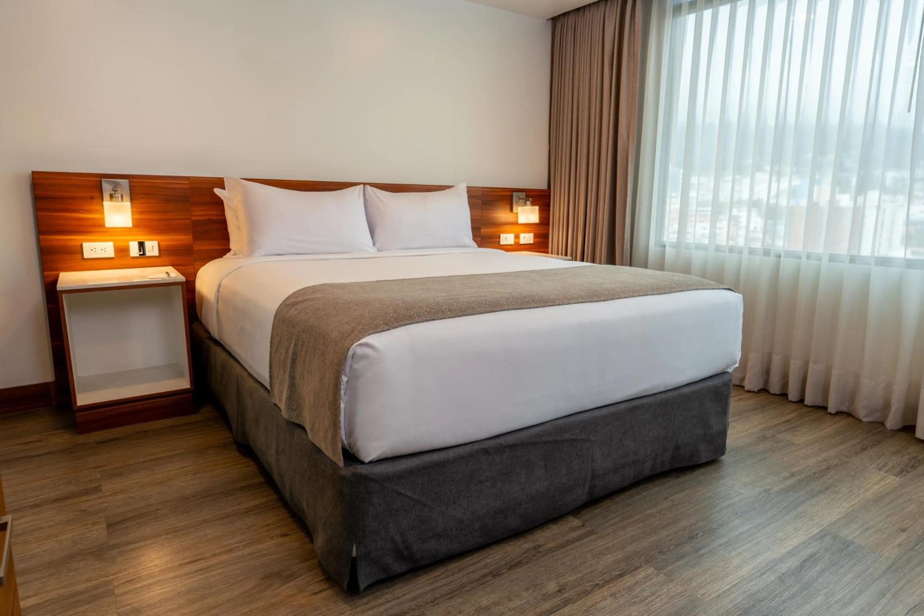 Bed in Wyndham Garden Quito