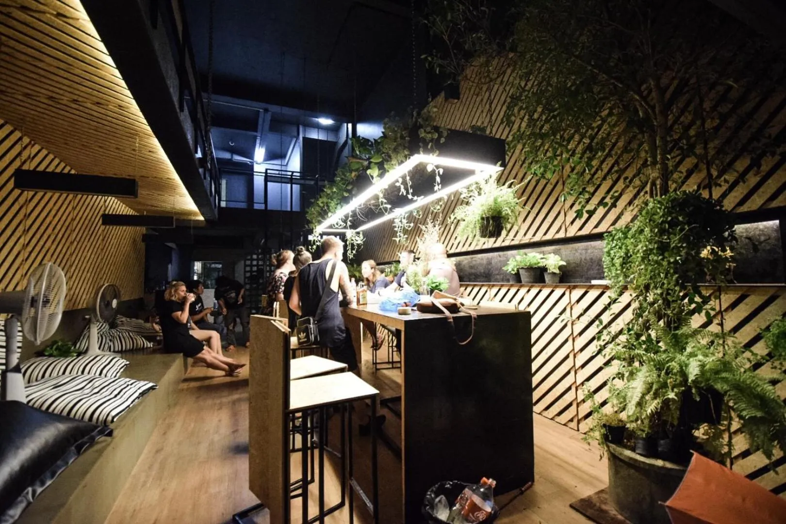 Evening entertainment in Hugger Hostel