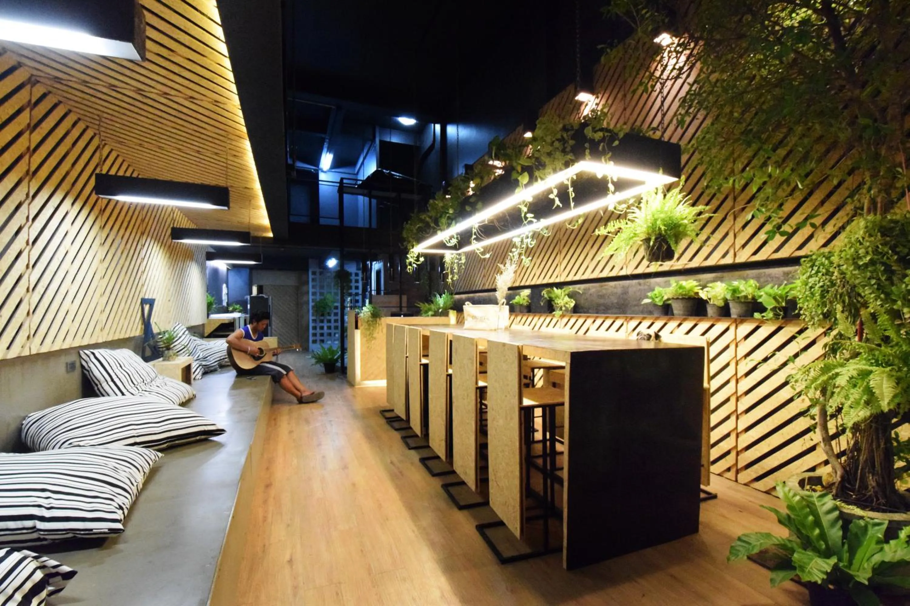 Lobby or reception in Hugger Hostel