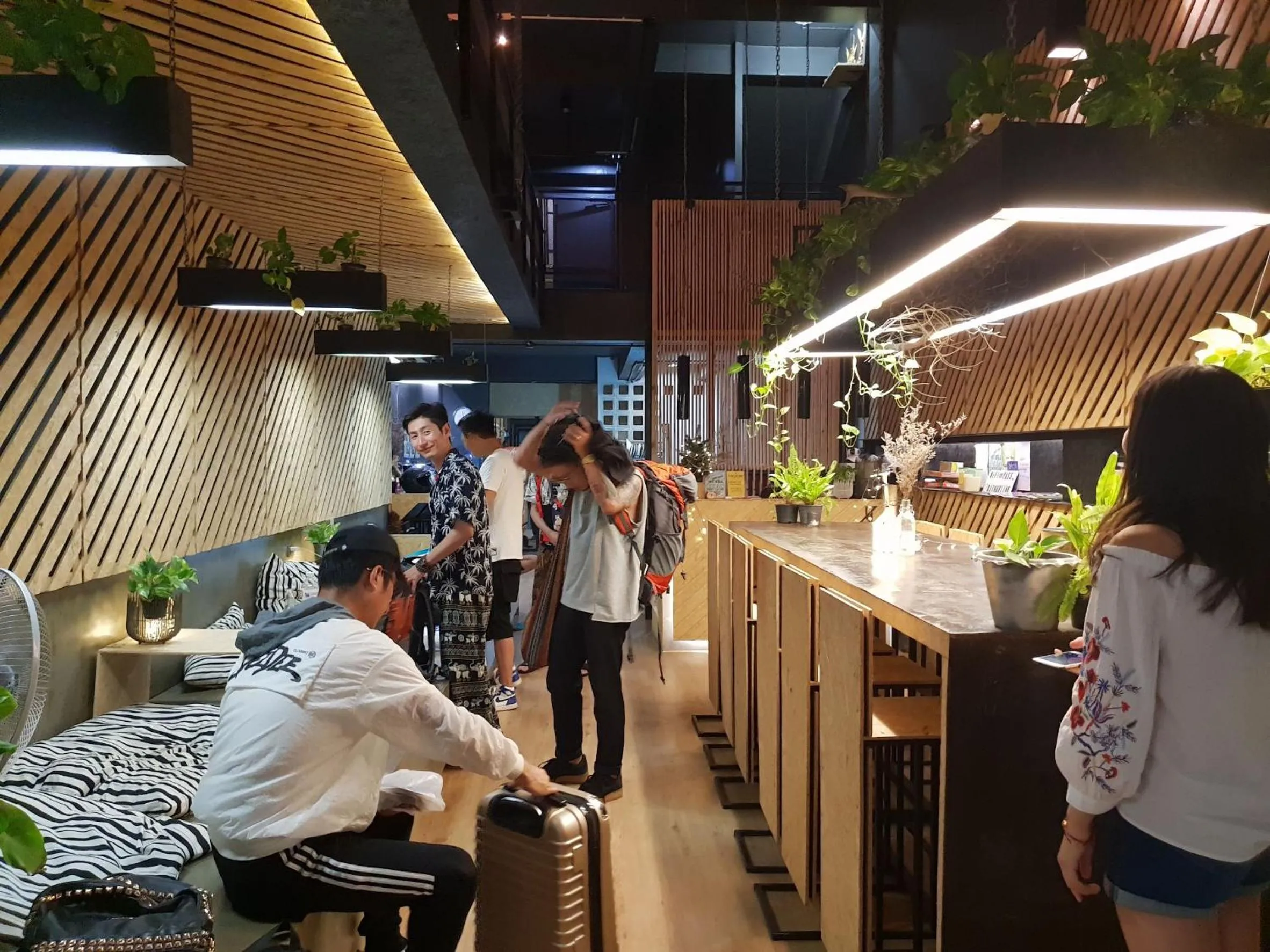 People in Hugger Hostel