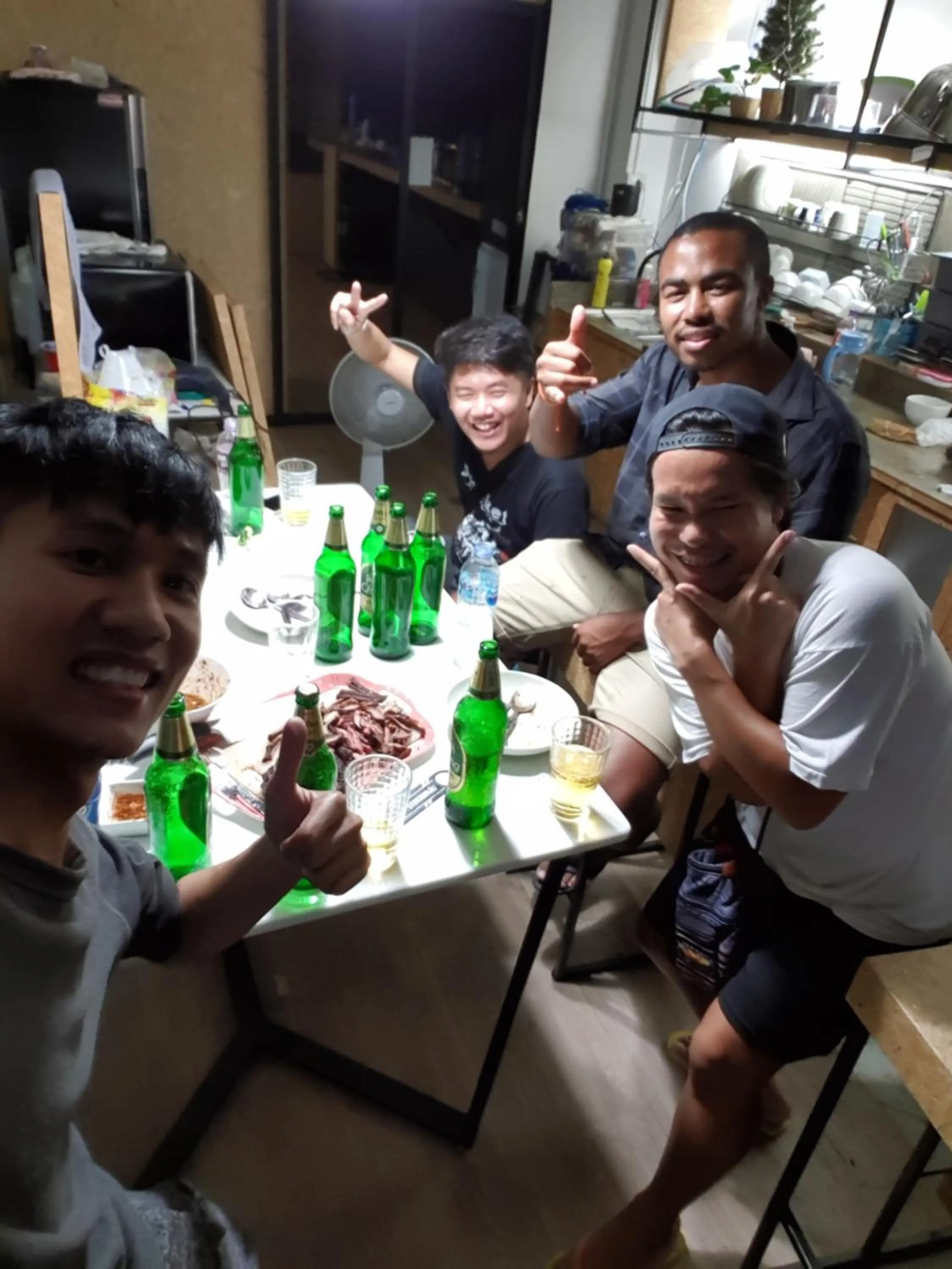 People in Hugger Hostel