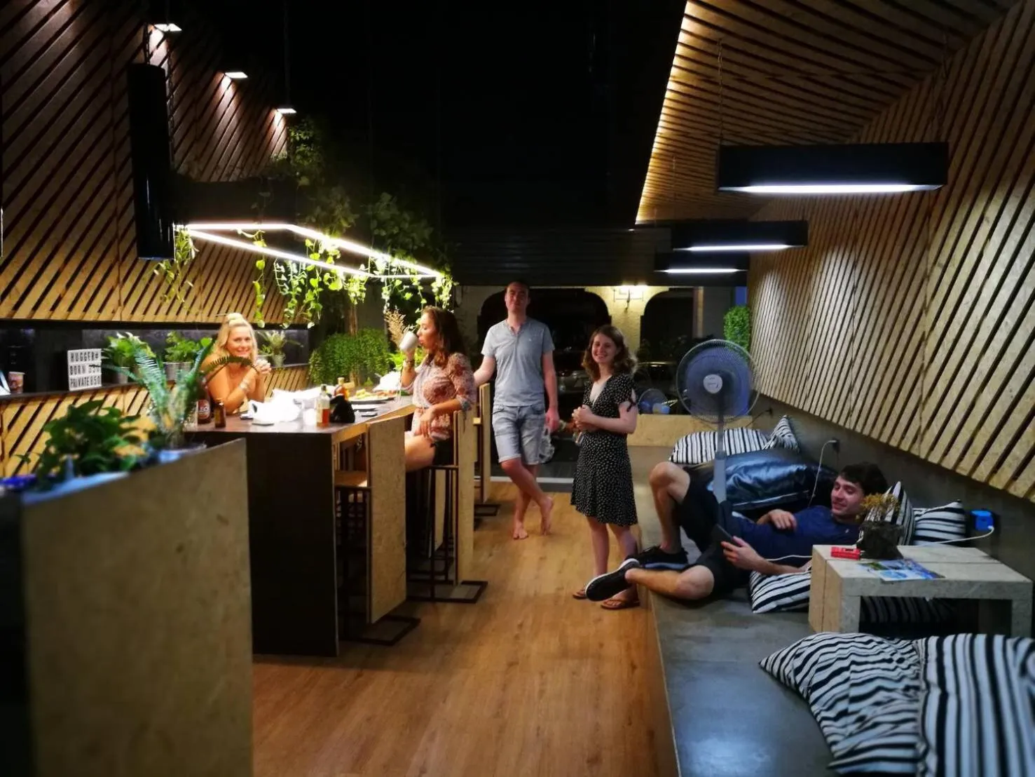 People in Hugger Hostel