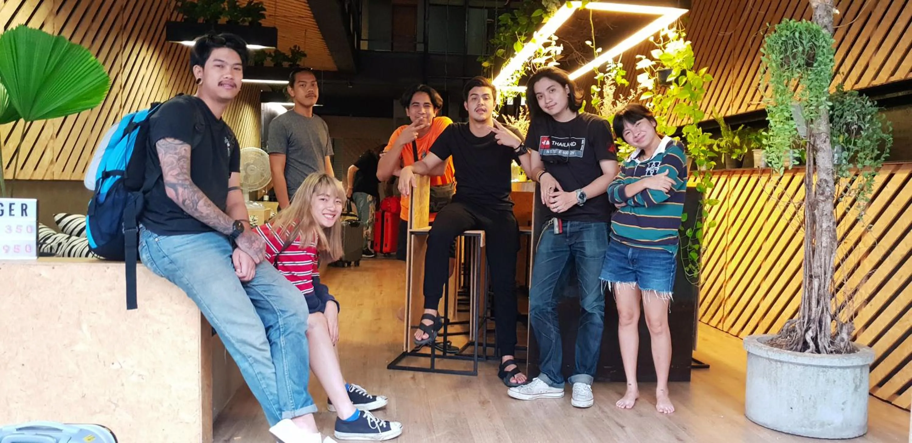 People in Hugger Hostel