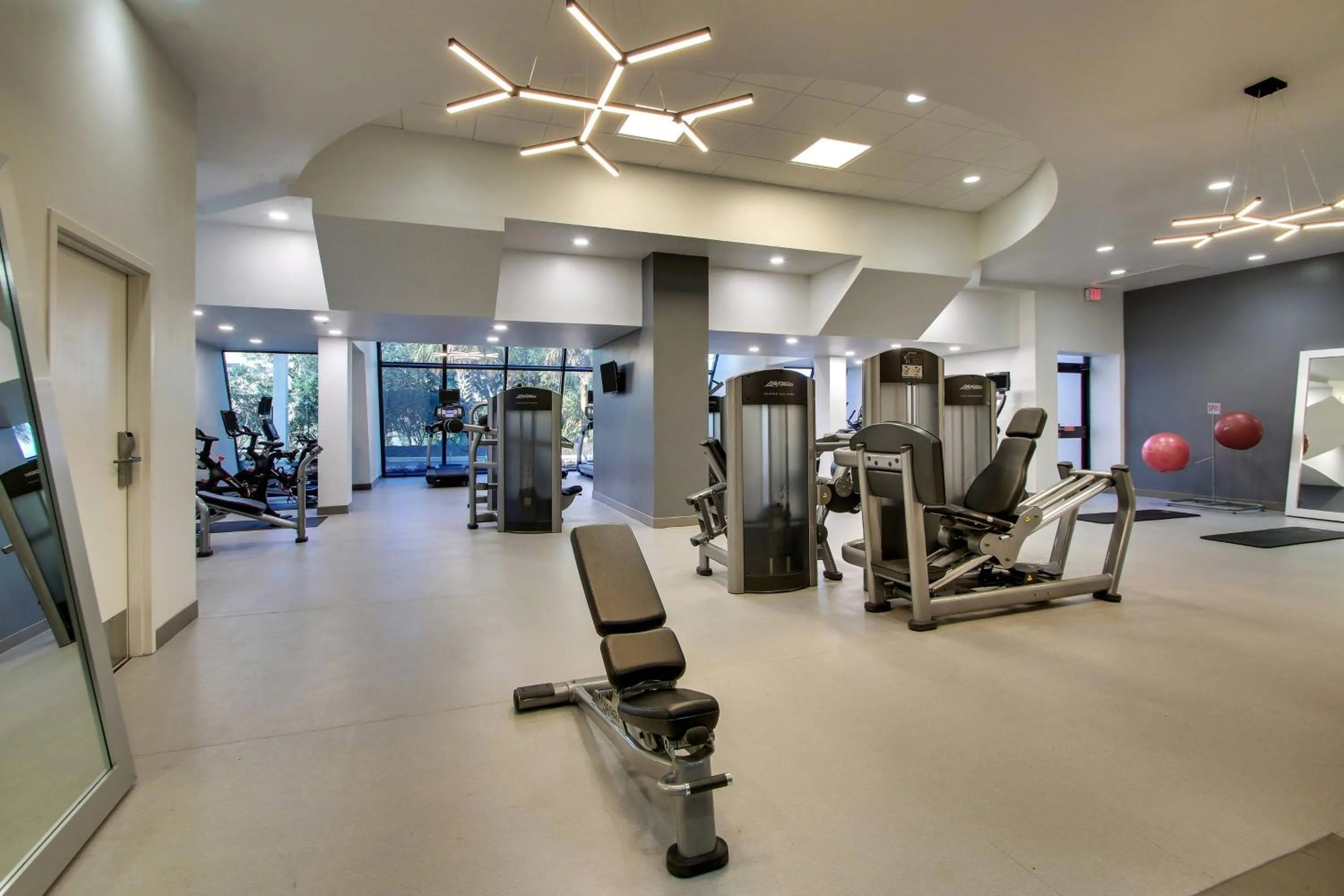 Fitness centre/facilities in Mobile Marriott