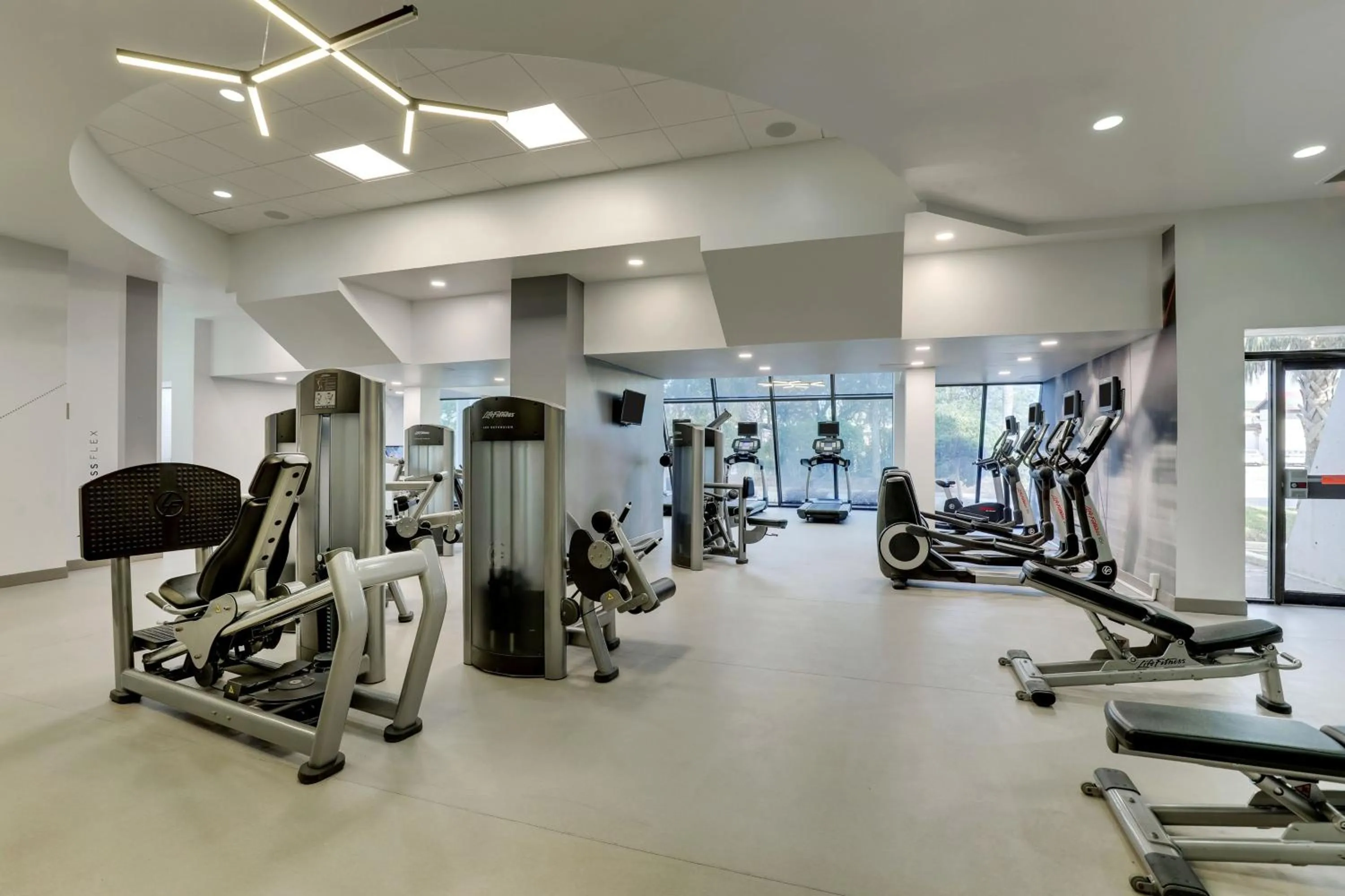 Fitness centre/facilities in Mobile Marriott