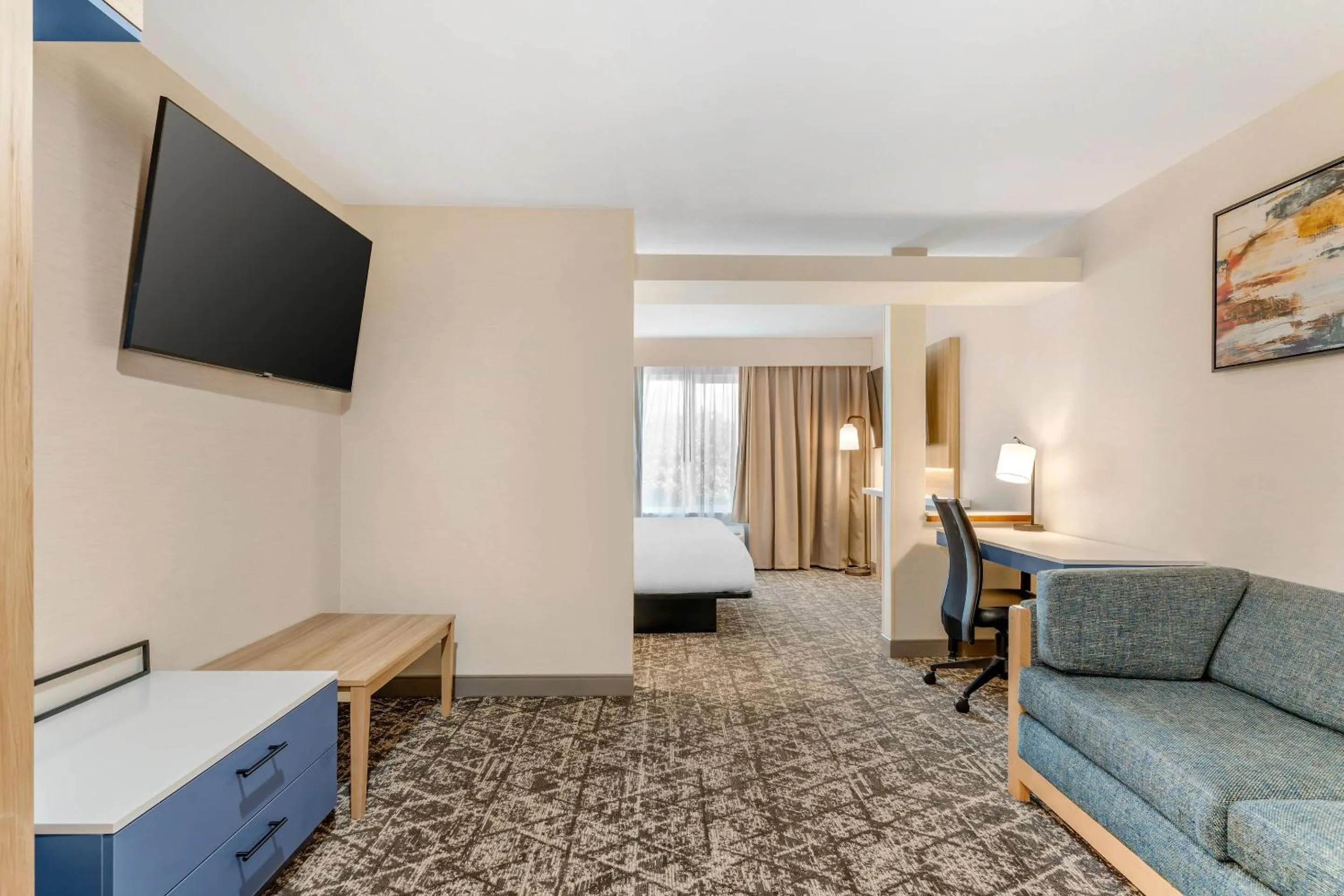 Bedroom, Bed in Country Inn & Suites by Radisson, Modesto-Salida