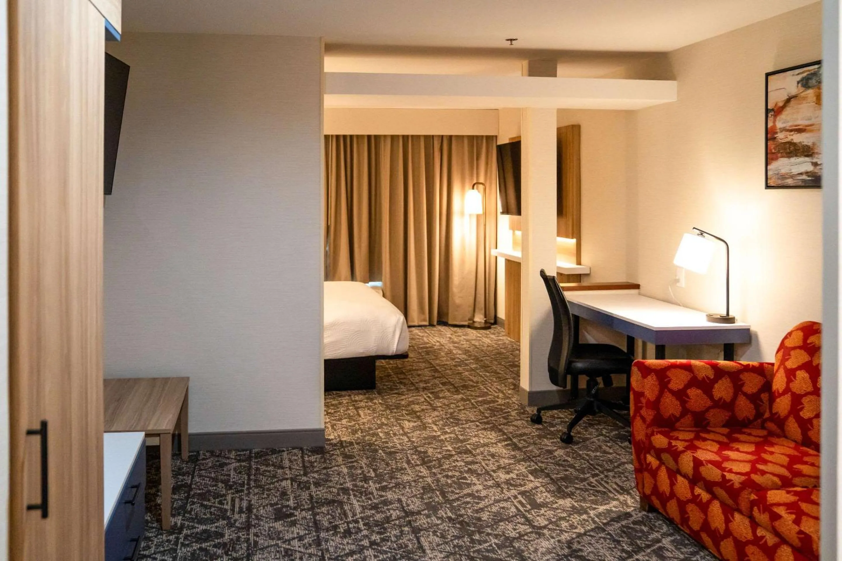 Bedroom, Bed in Fairfield Inn & Suites Modesto