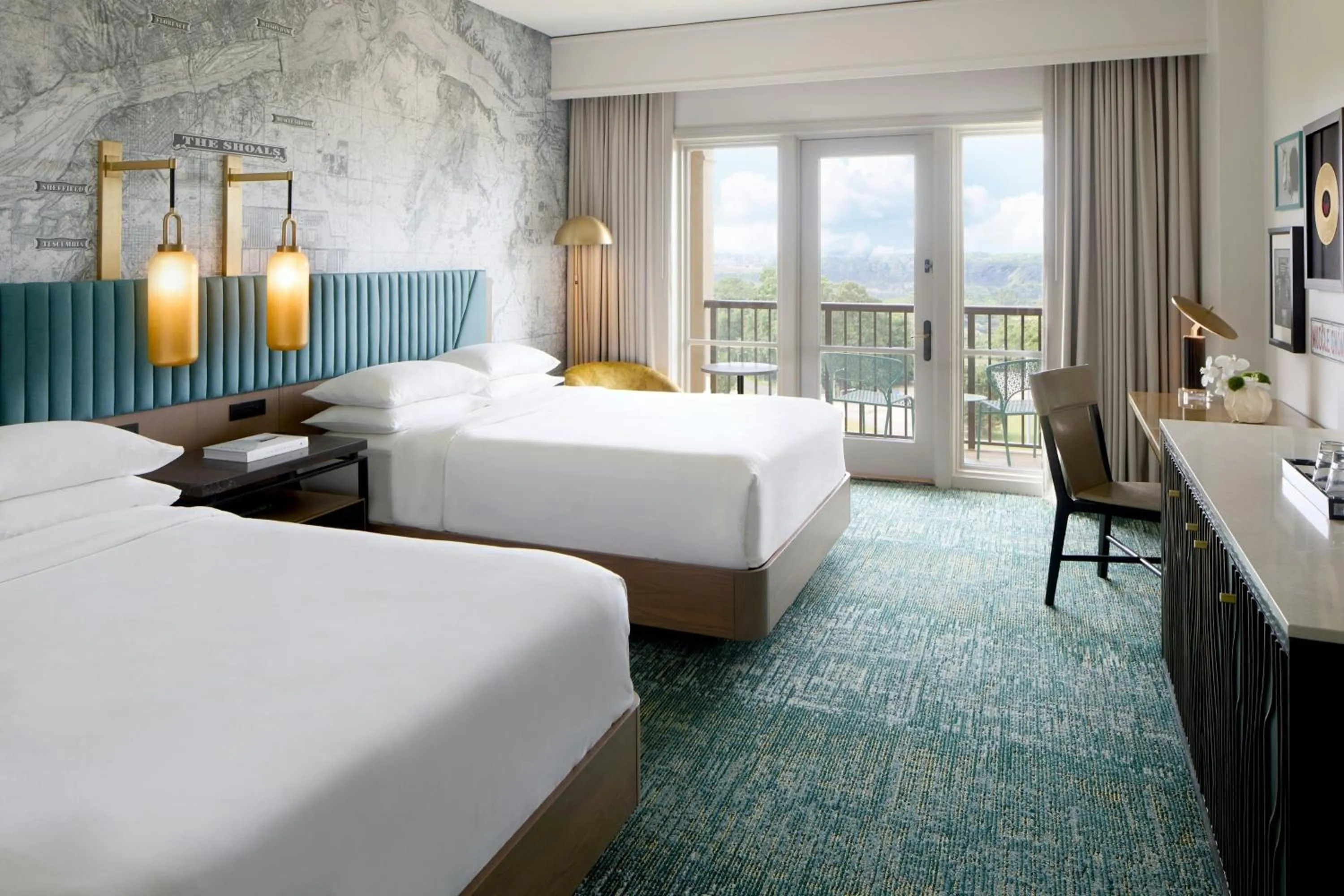 Photo of the whole room, Bed in Renaissance Shoals Resort & Spa