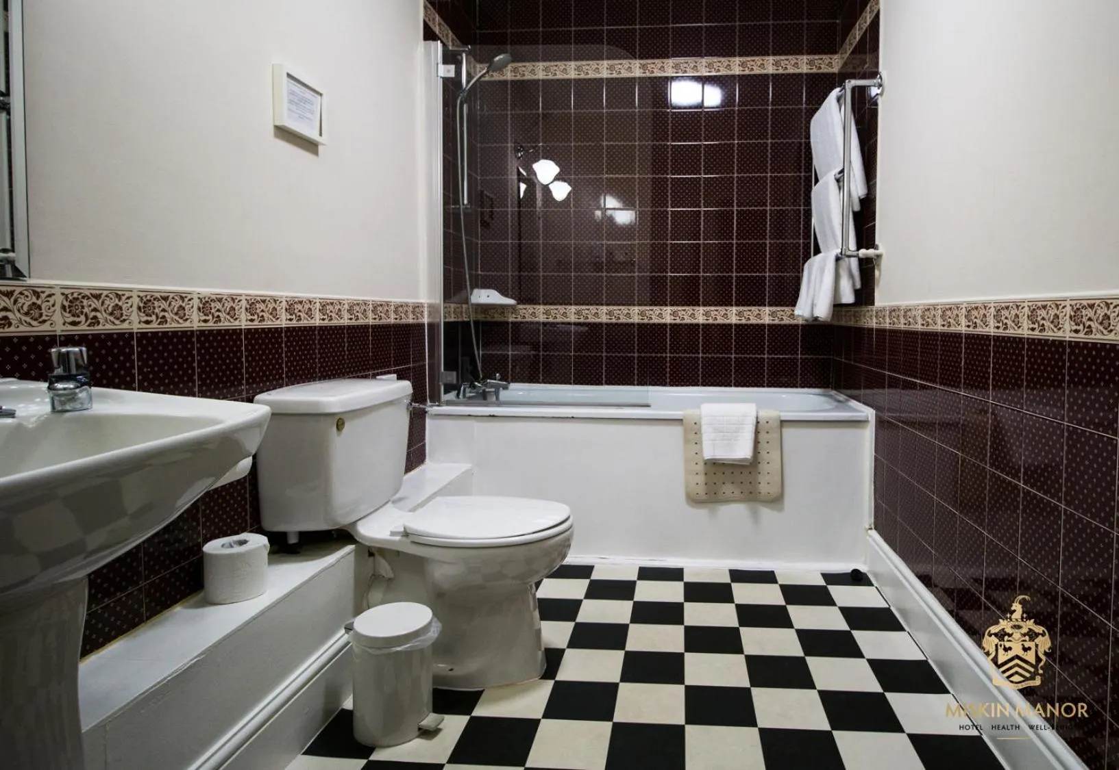 Bathroom in Miskin Manor Hotel