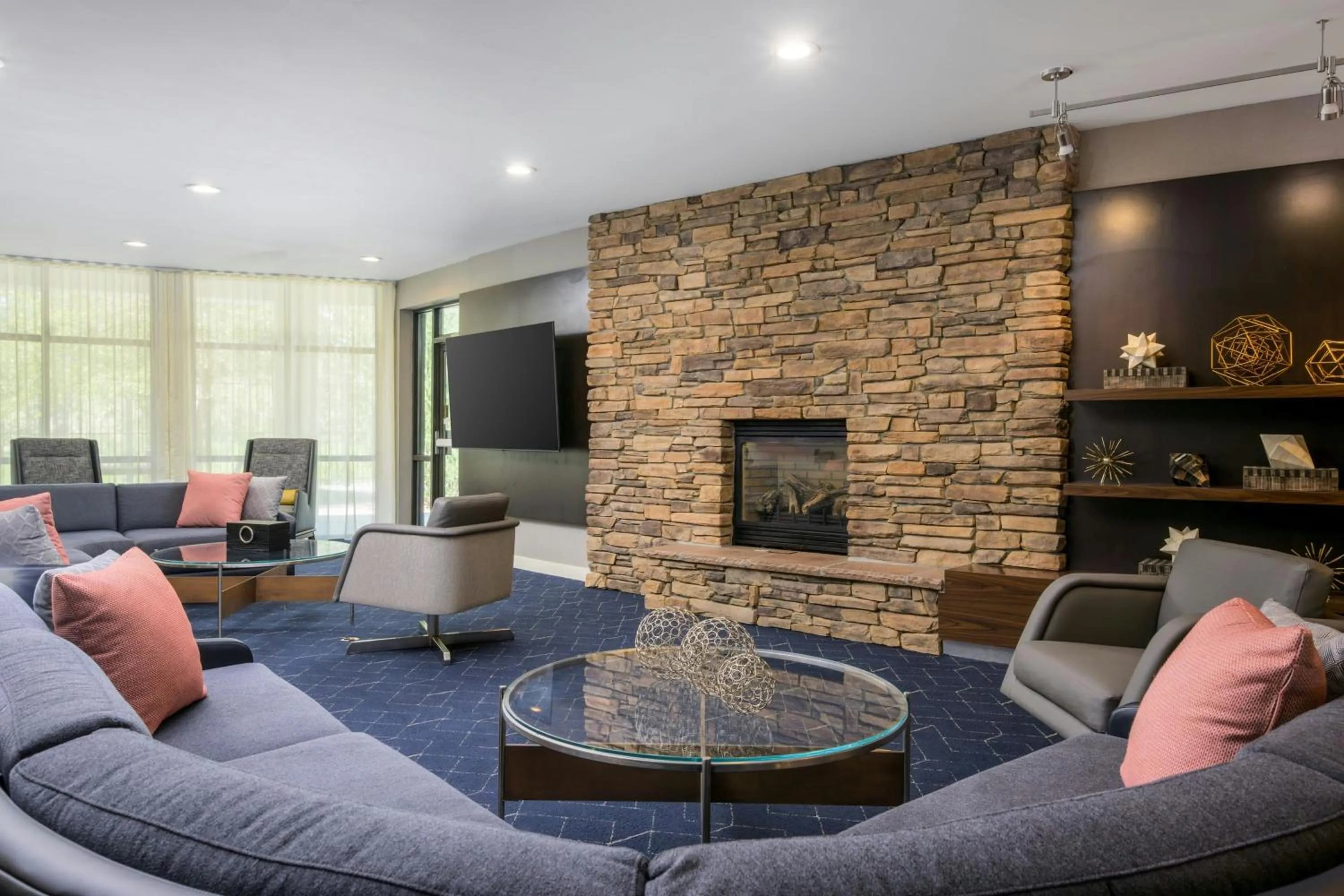 Lobby or reception in Courtyard Missoula