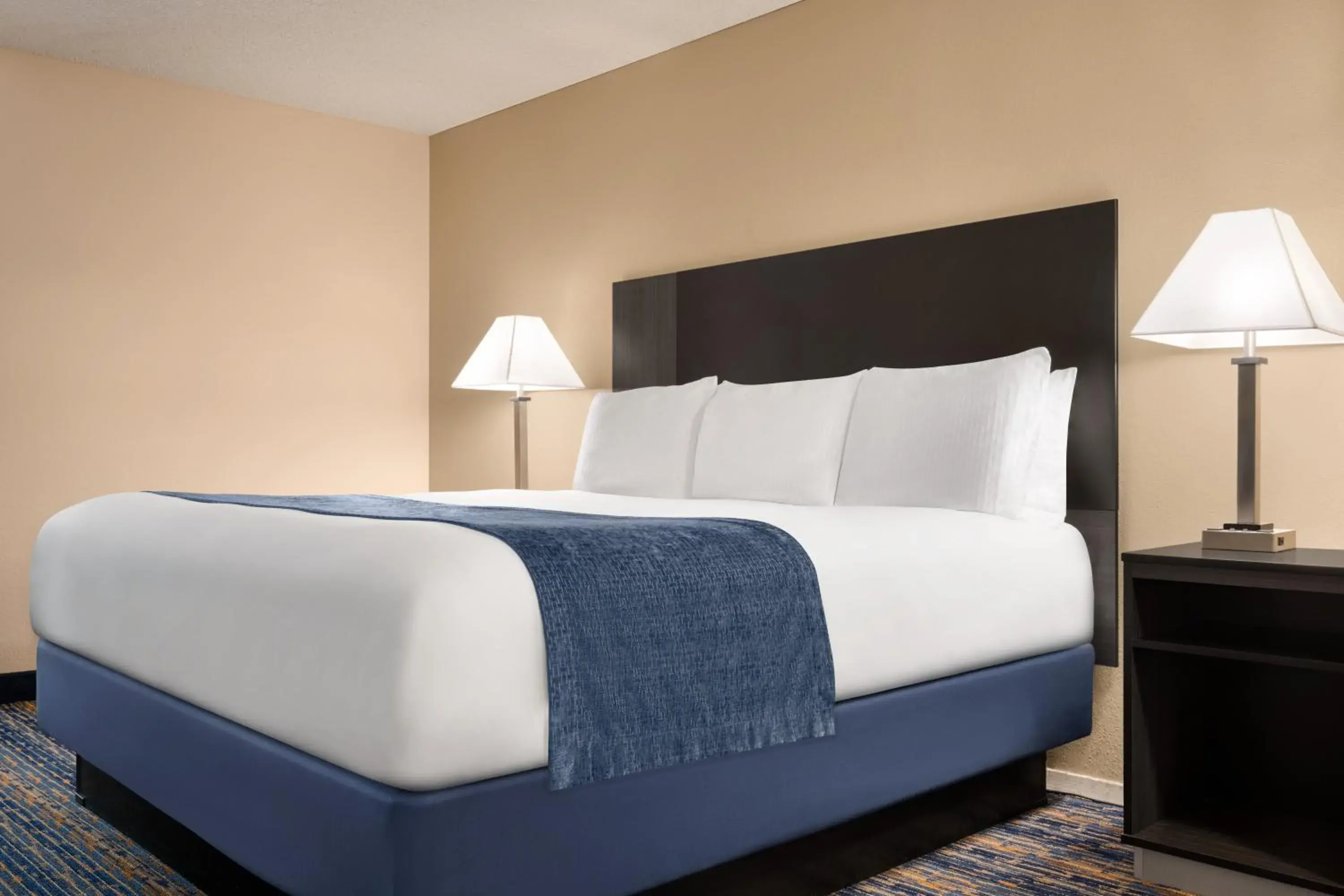 Queen Room with Mobility/Hearing Access - Non-Smoking in Super 8 by Wyndham Lindsay Olive Tree Queen Room with Mobility/Hearing Access - Non-Smoking in Super 8 by Wyndham Lindsay Olive Tree