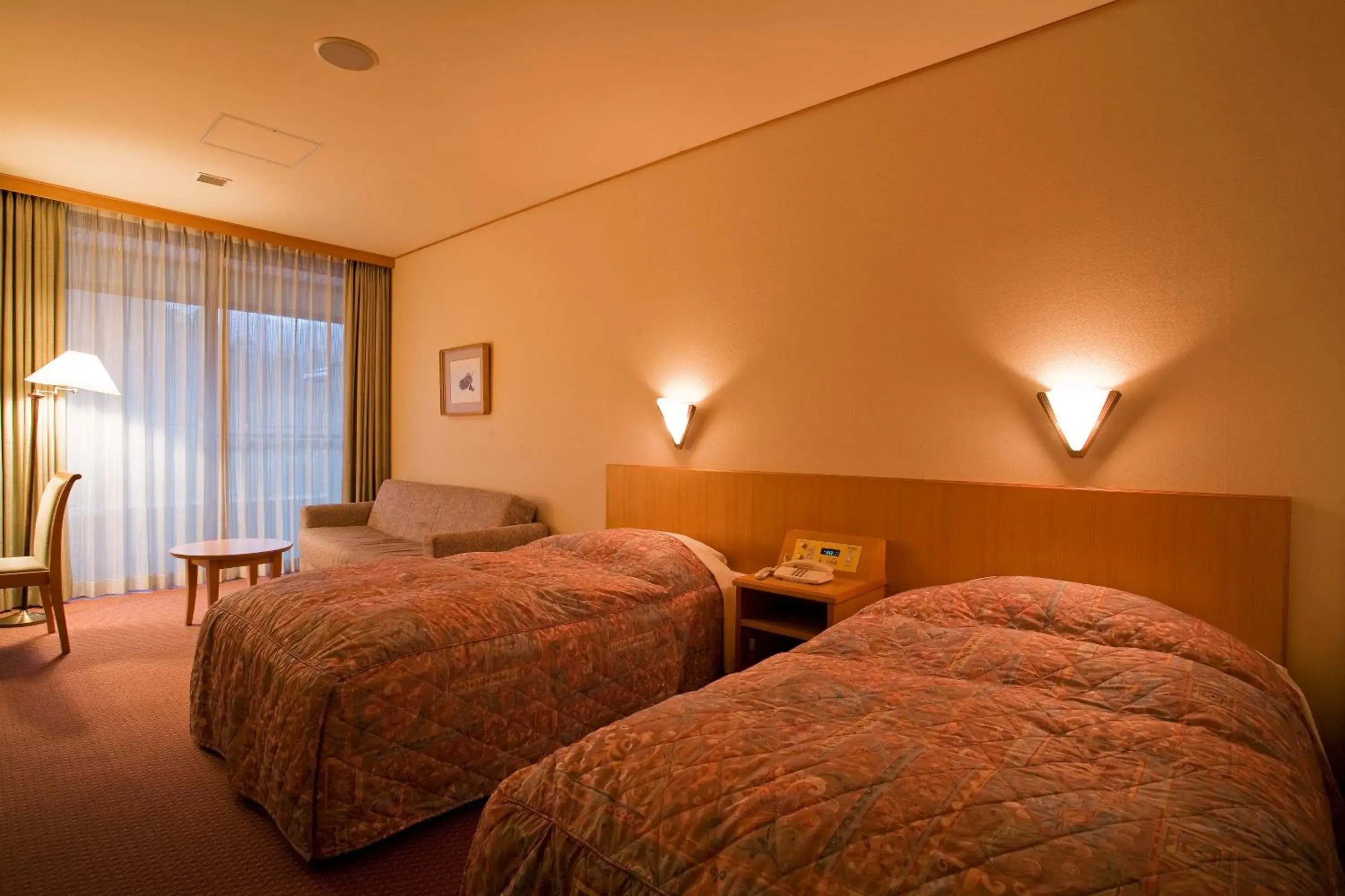 Standard Twin Room with Mountain View - single occupancy - Non-Smoking in Tamamine Sanso Standard Twin Room with Mountain View - single occupancy - Non-Smoking in Tamamine Sanso