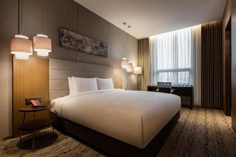 Bed in Ramada by Wyndham Seoul Sindorim