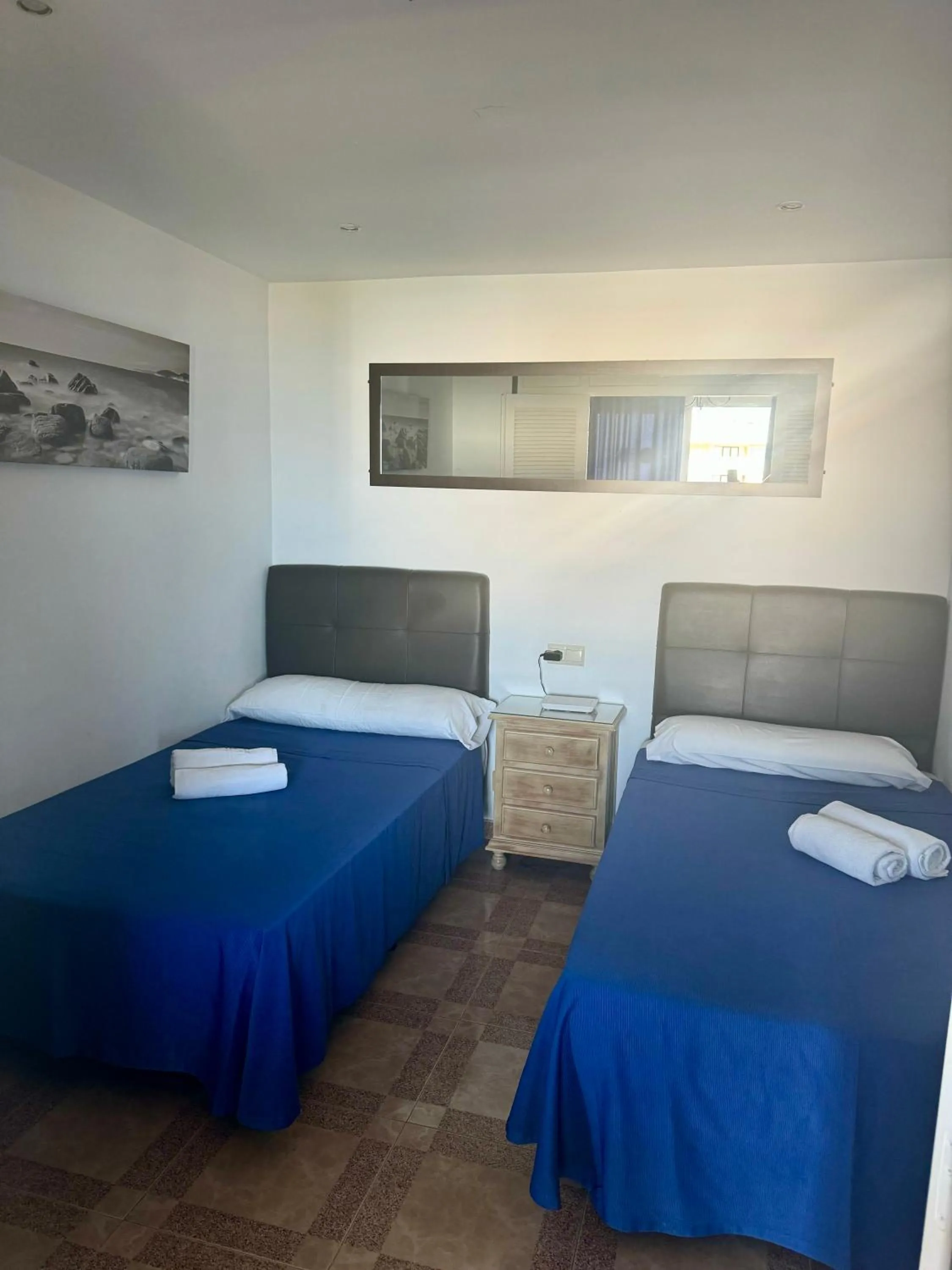 Bed in Apartamentos Mediterraneo