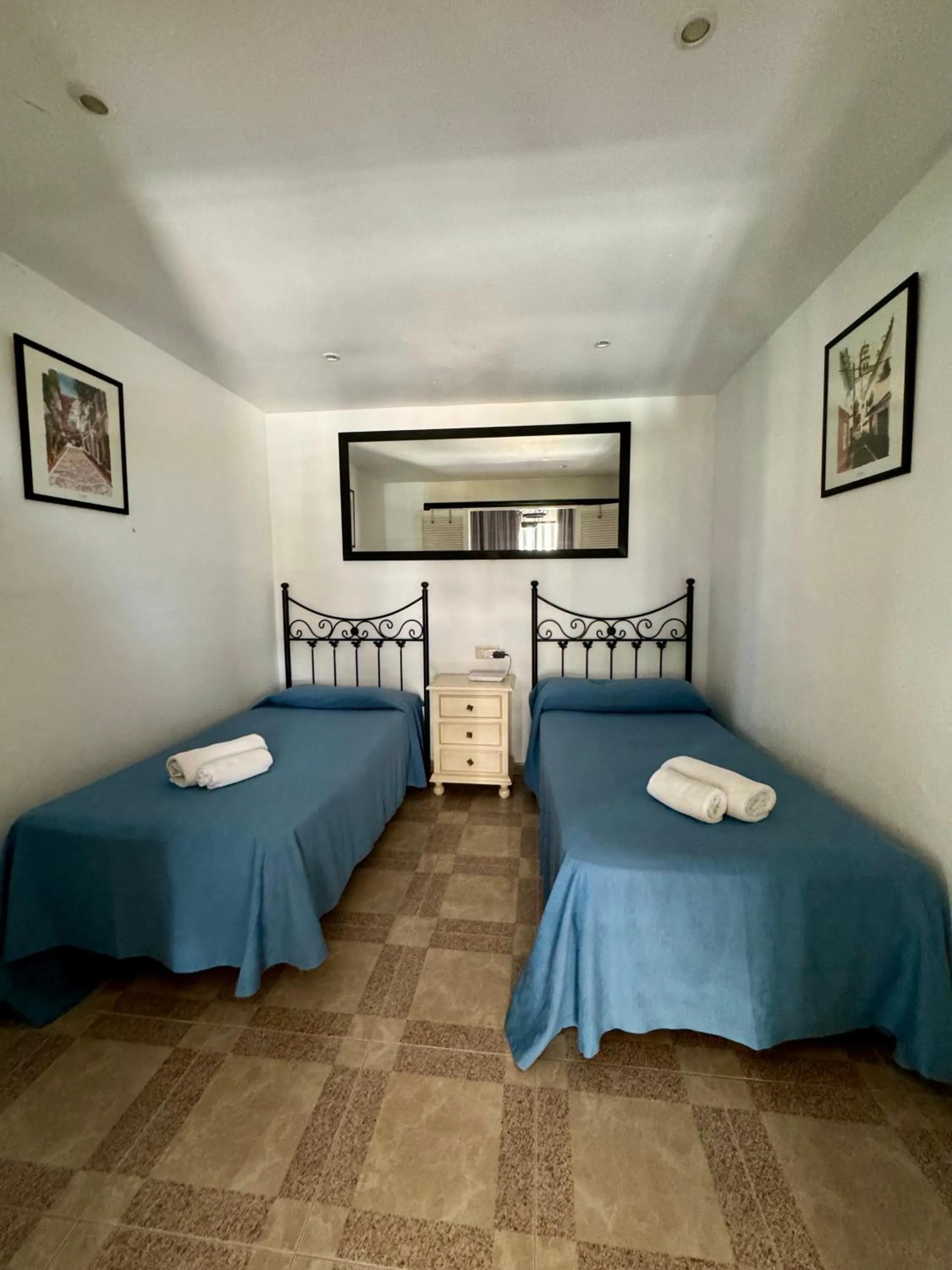 Bed in Apartamentos Mediterraneo