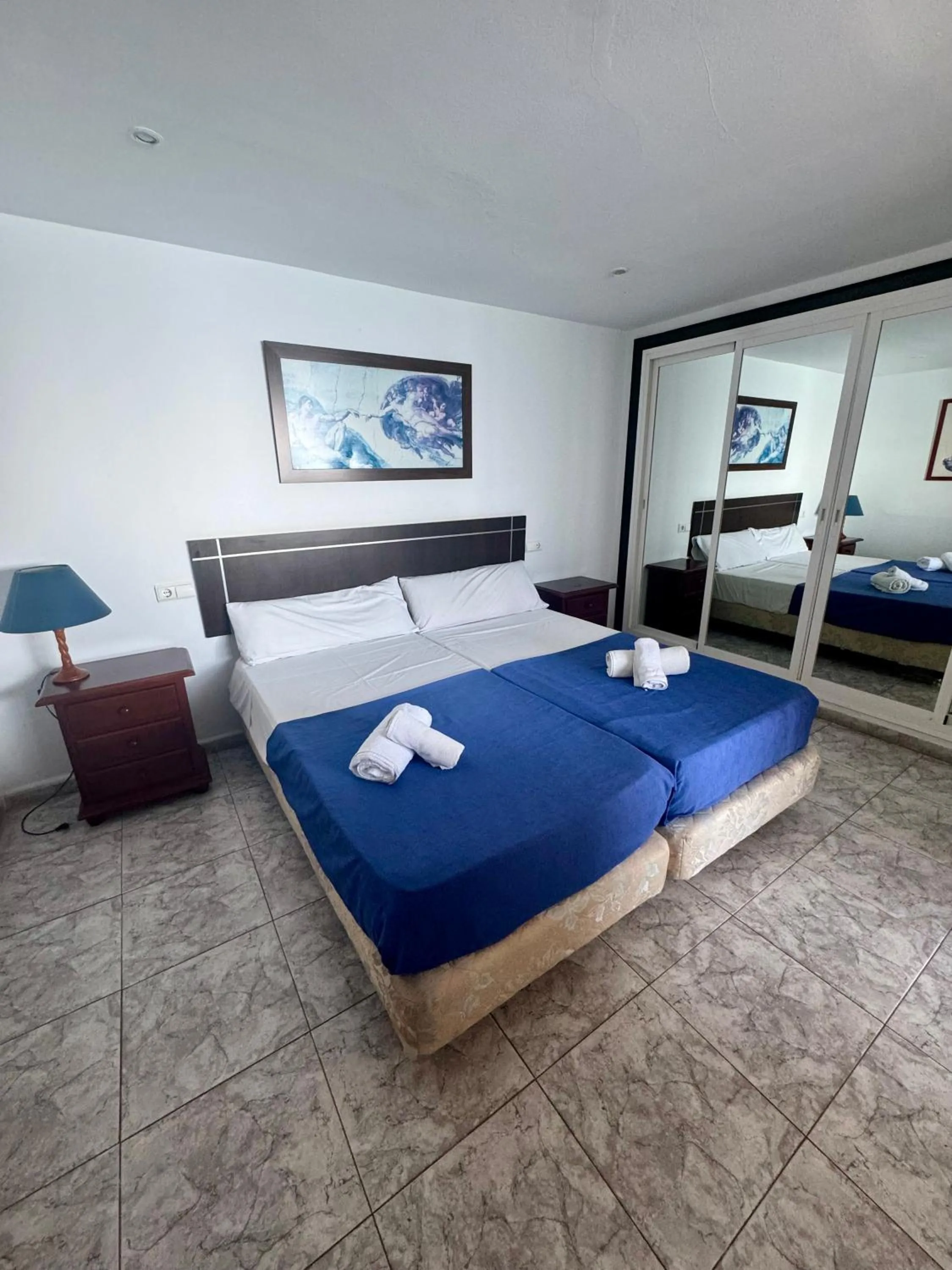 Bed in Apartamentos Mediterraneo