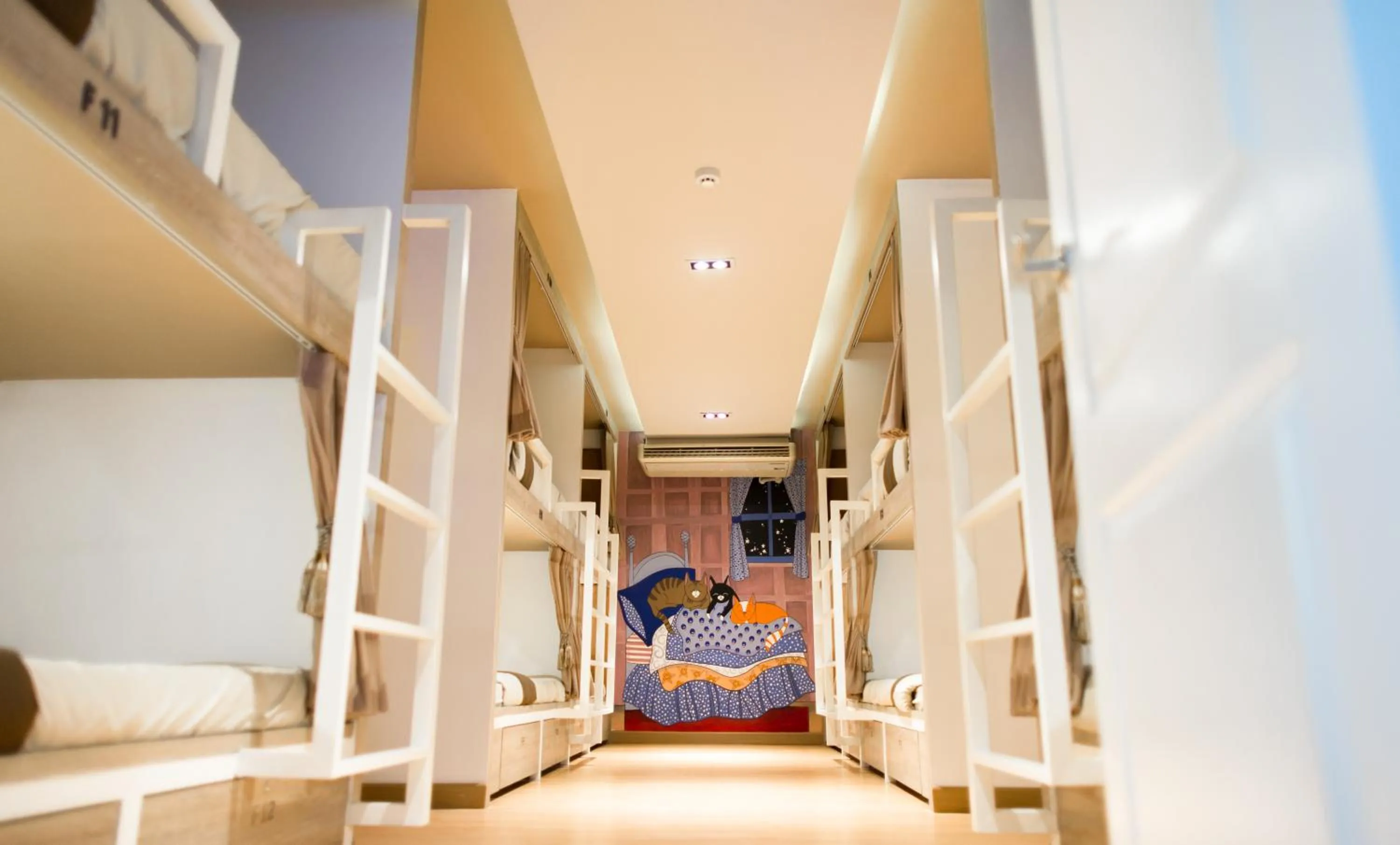 Photo of the whole room, Bed in Chiangmai Midpoint Activity Hostel