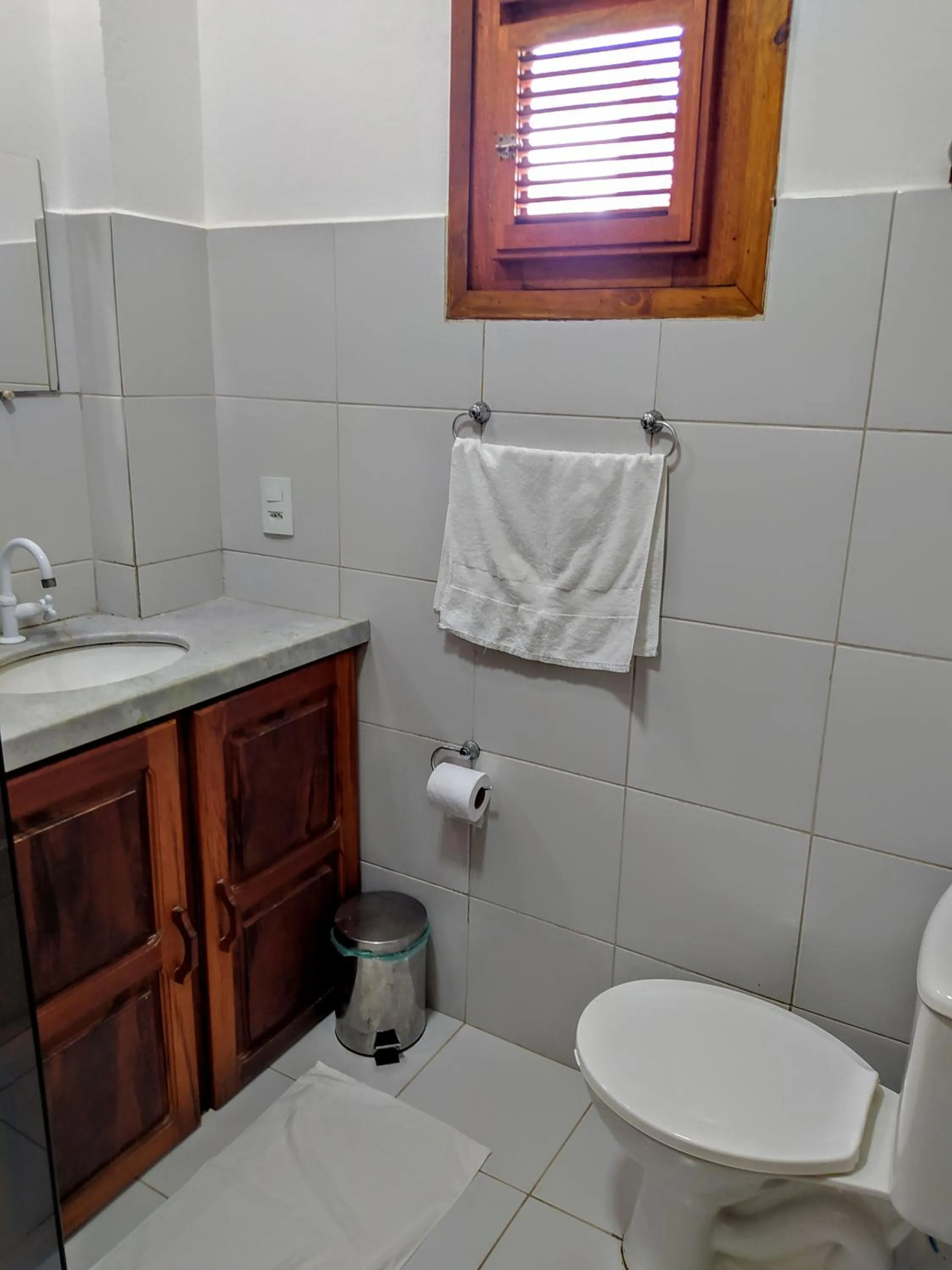 Toilet in Pousada Sahara