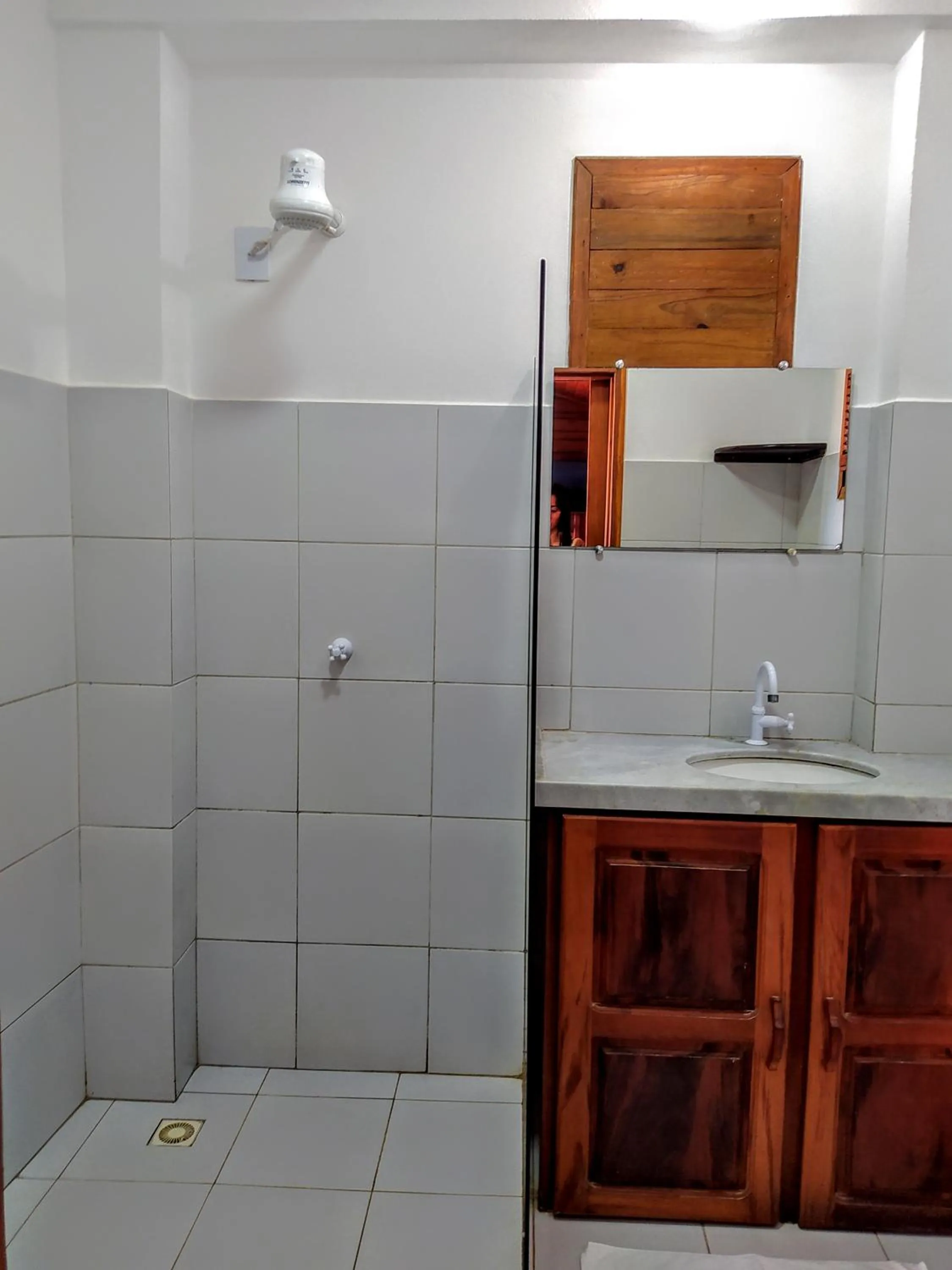 Shower in Pousada Sahara