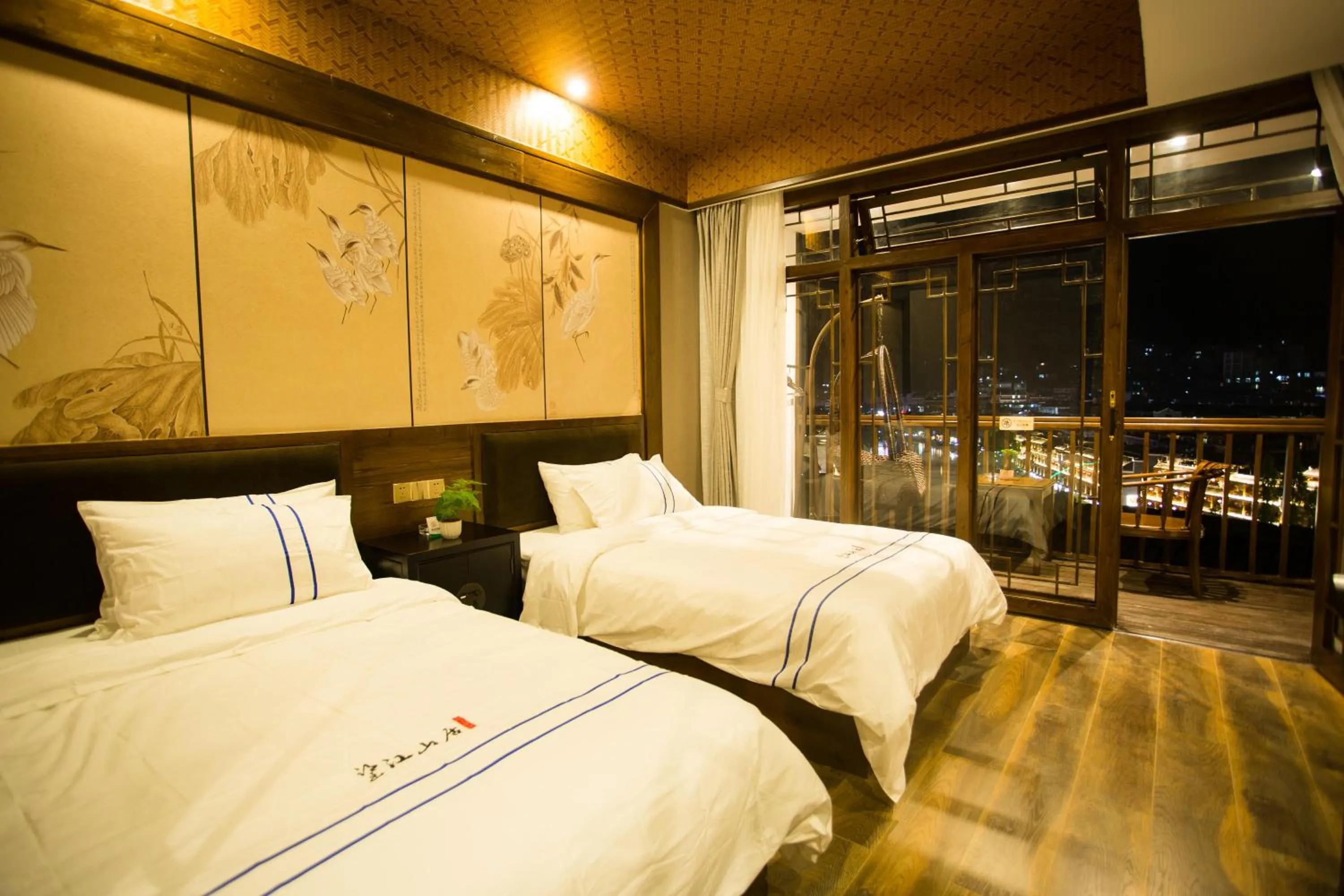 Bed in Wang Jiang Reclusive Boutique Inn