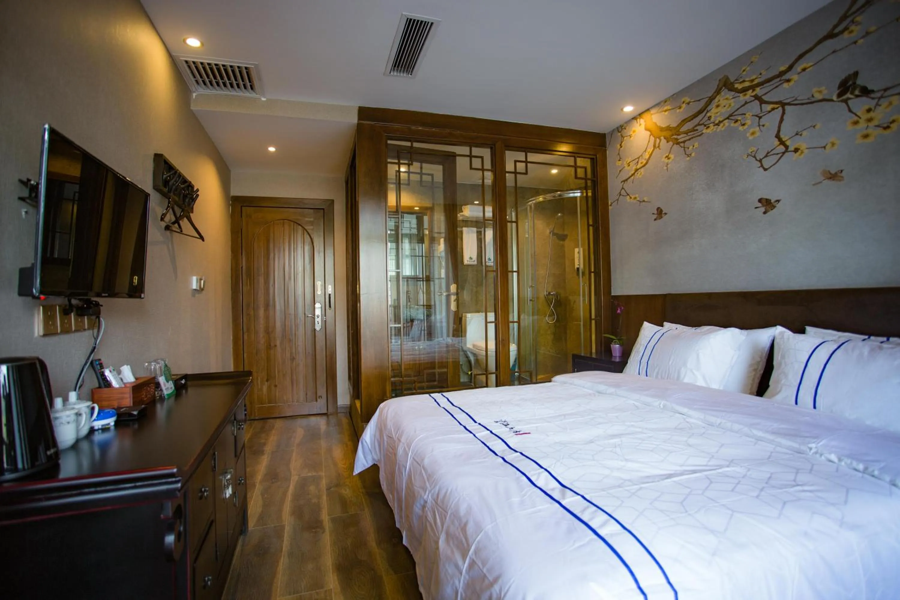 Bed in Wang Jiang Reclusive Boutique Inn