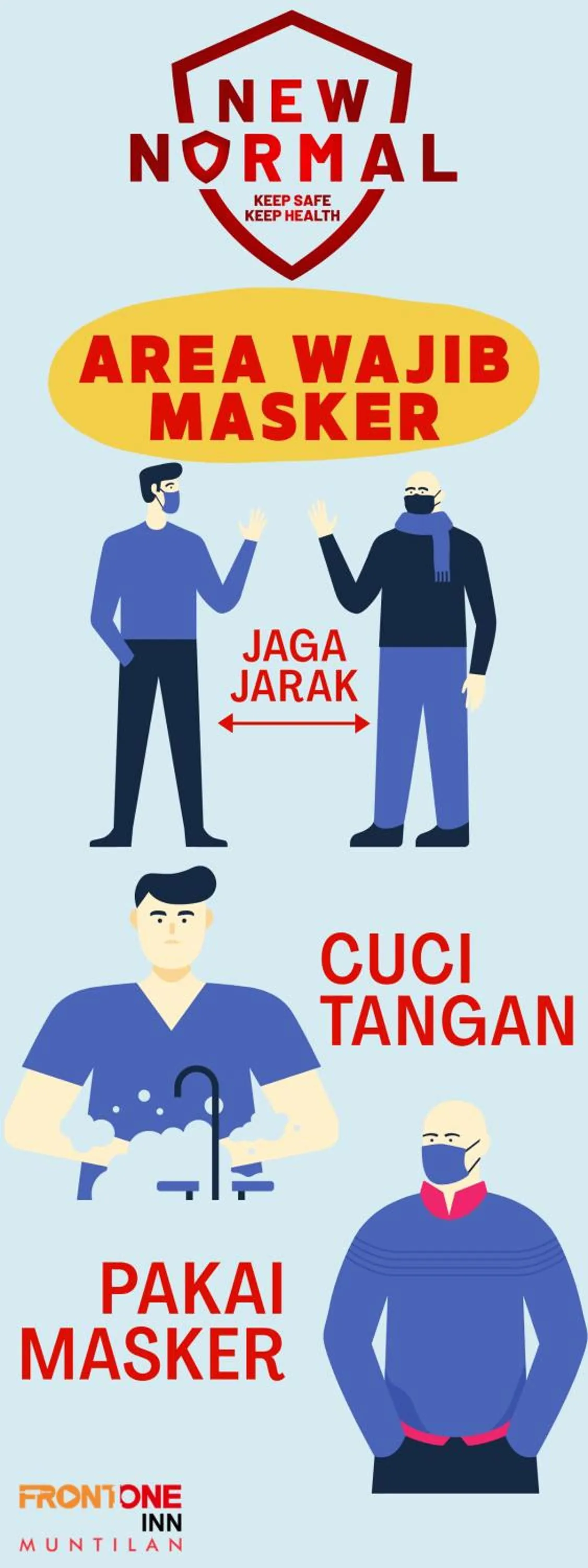 Property building in Front One Inn Muntilan